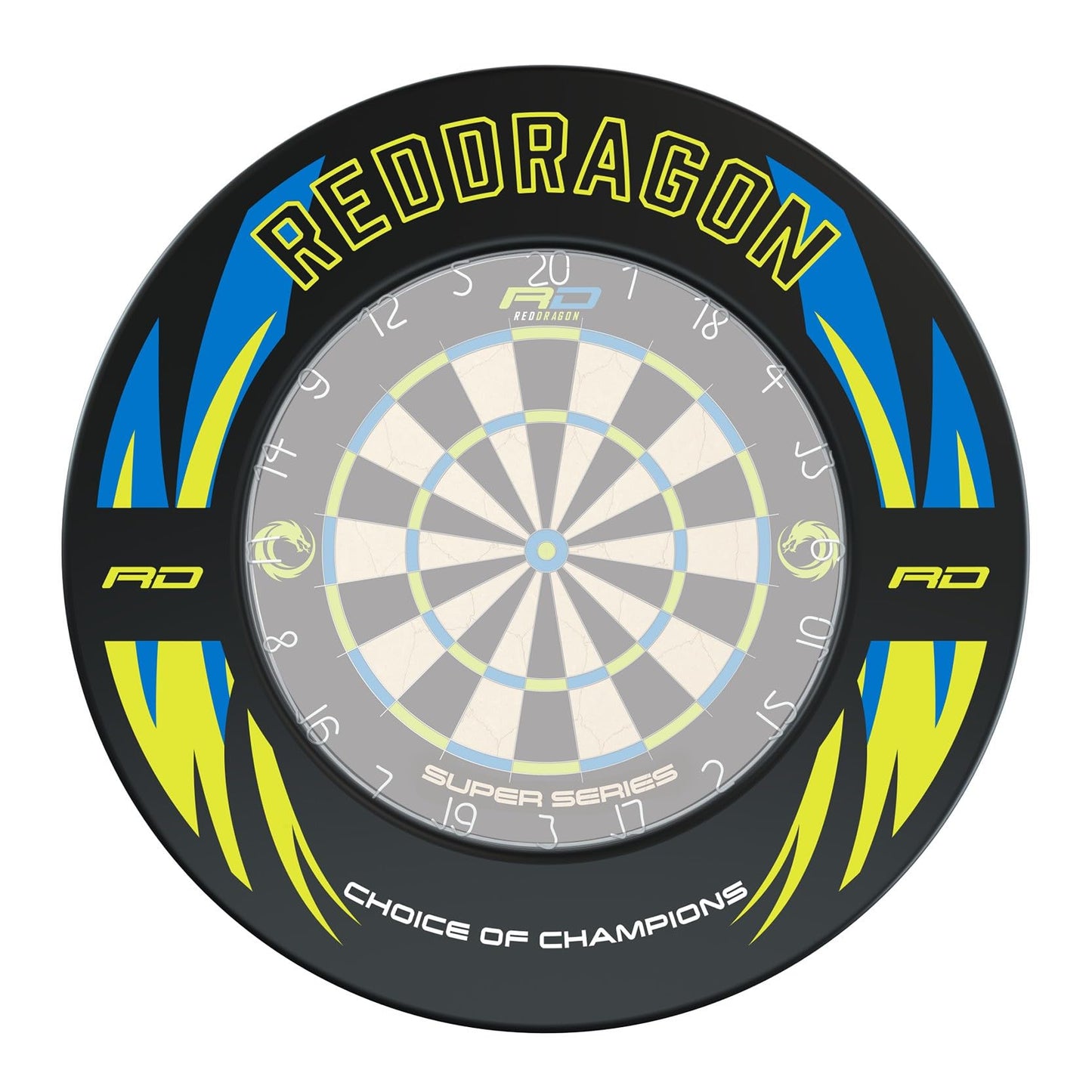 Red Dragon Professional Dartboard Sets - Tournament Standard quality and Durable Surround with 2x Sets Steel Tip Darts