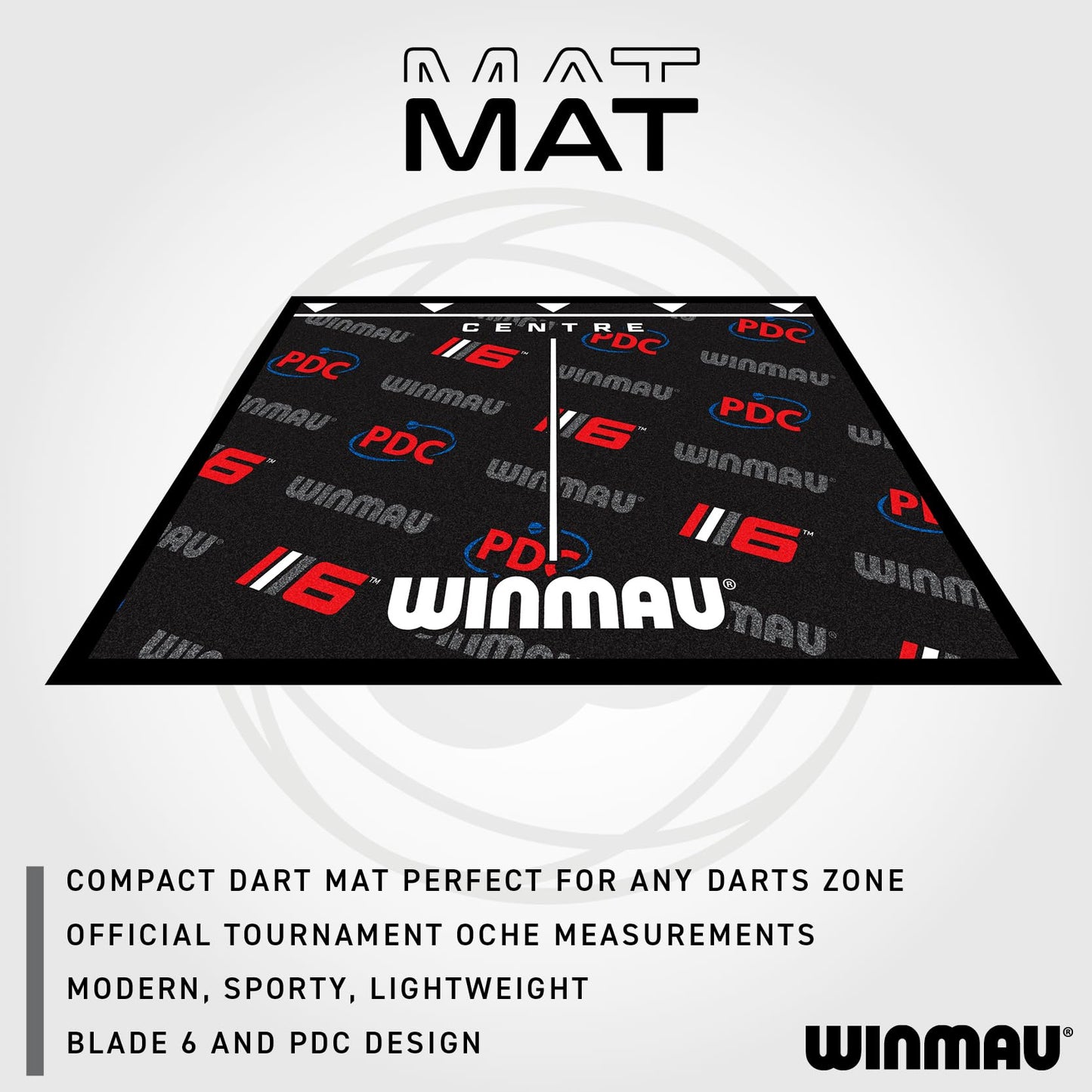 Winmau Darts Mats - with oche lines and protection for your floor