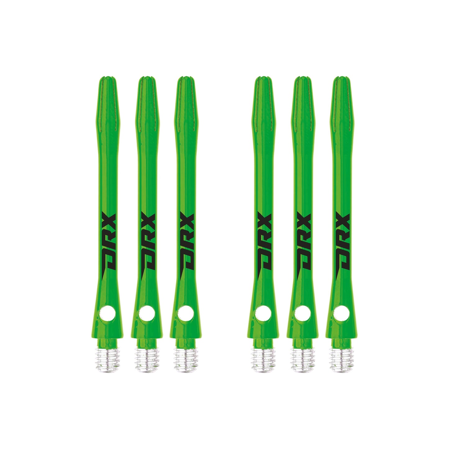 RED DRAGON DRX Coated Aluminium Dart Stems (Shafts) - 2 sets per pack (6 Stems in total)