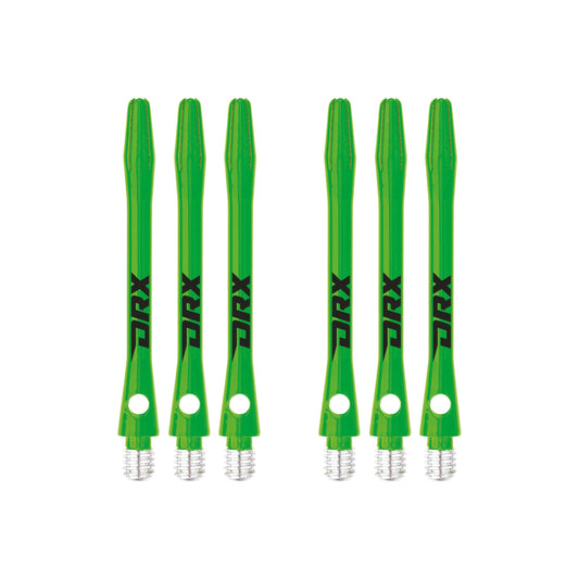 RED DRAGON DRX Coated Aluminium Dart Stems (Shafts) - 2 sets per pack (6 Stems in total)