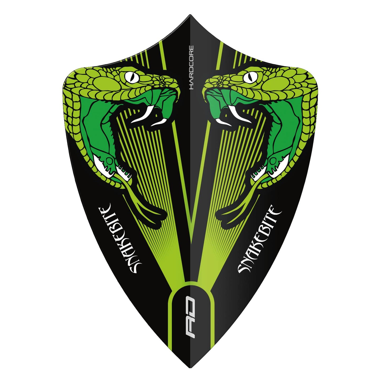 RED DRAGON Hardcore Freestyle Dart Flights- 3 Sets Per Pack (9 Dart Flights in total)