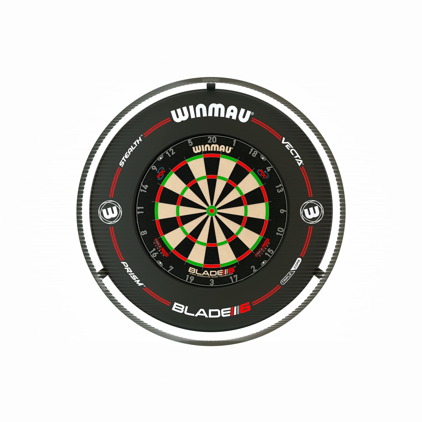 WINMAU Plasma Dartboard Light Range - Original Black Plasma Light | Plasma Ice White Light | Professional Darts Accessories | Available individually or as part of a bundle set