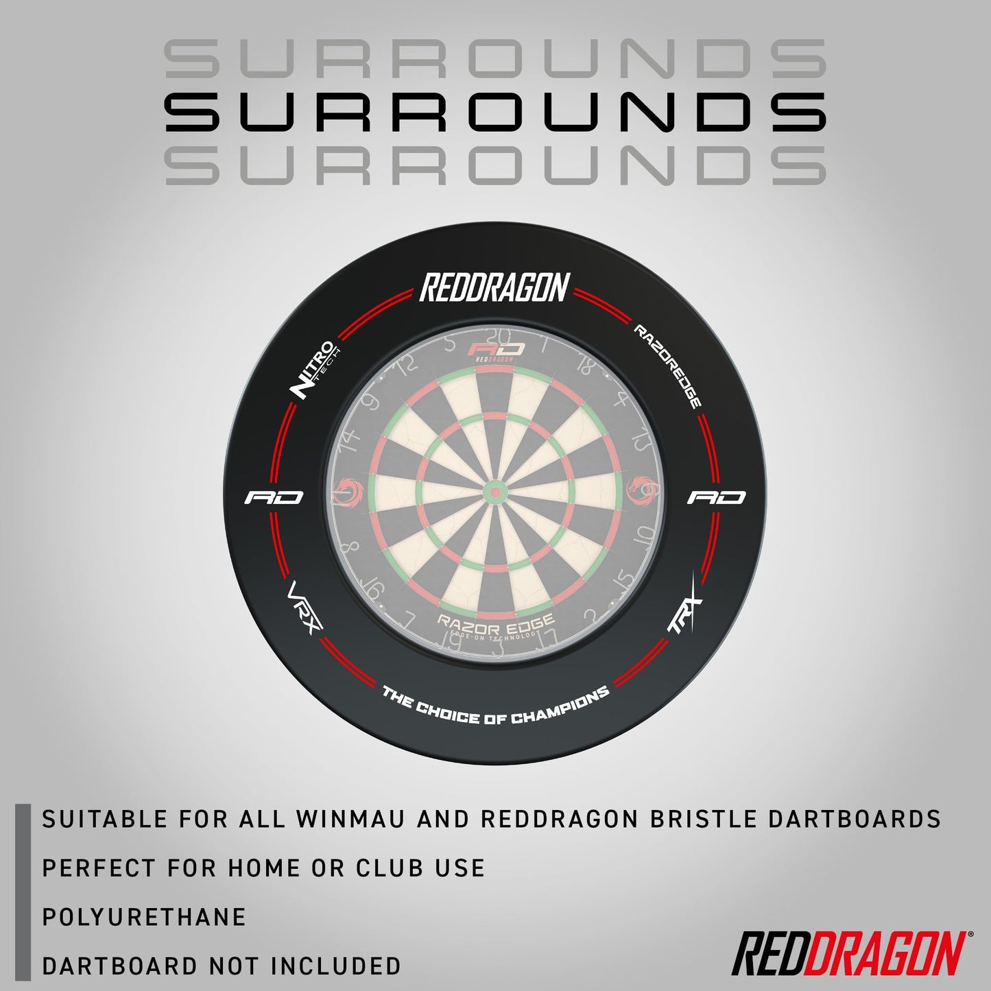 Red Dragon Dartboard Surround