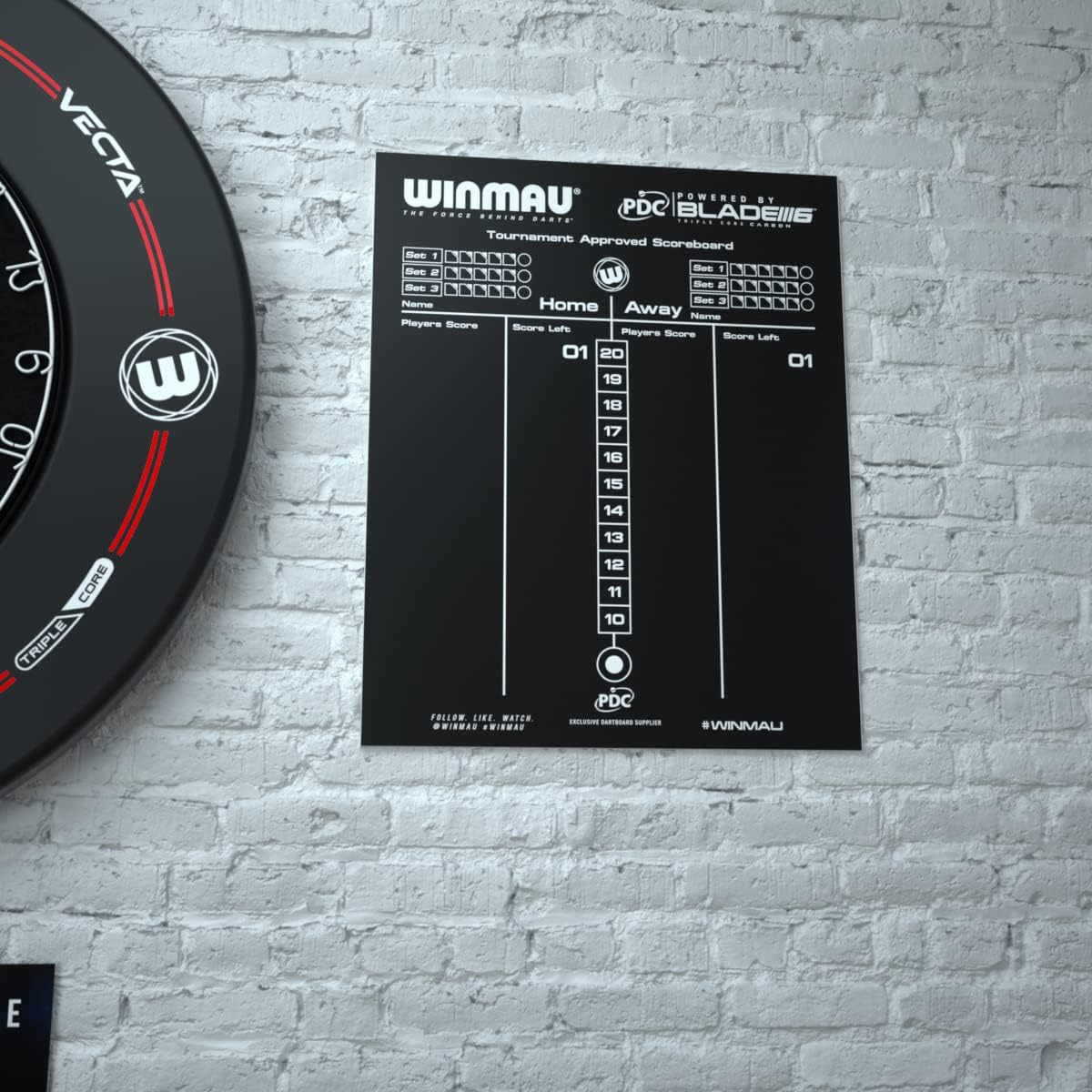 WINMAU Dry Wipe Scoreboard