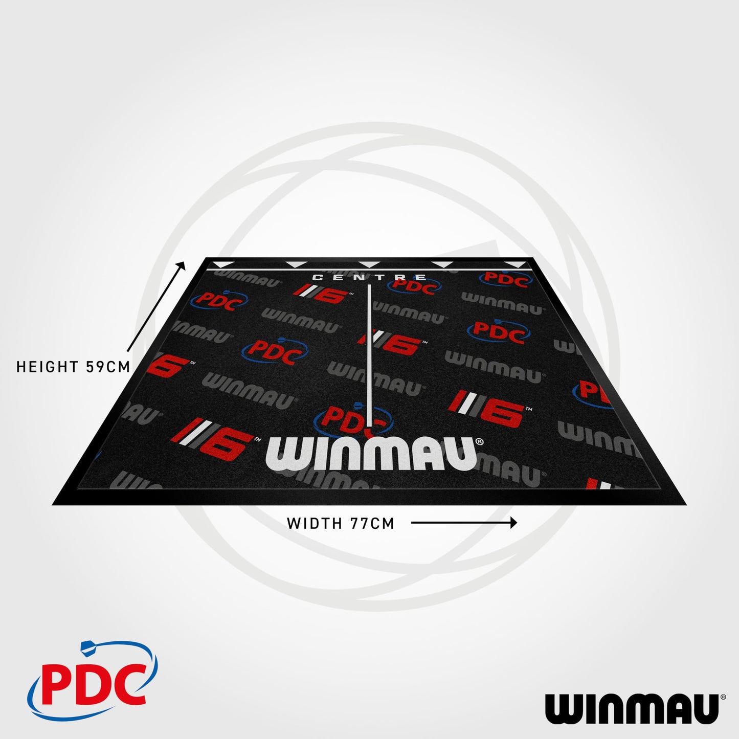 Winmau Darts Mats - with oche lines and protection for your floor