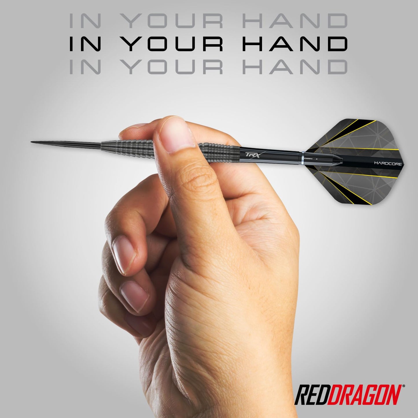 RED DRAGON Darts – Seren Onyx Series - 90% Tungsten Professional Steel tip Darts Set with Dart Flights and Dart Shafts (Stems) - Available in Four Styles - Available in 21g, 22g, 23g, 24g & 25g