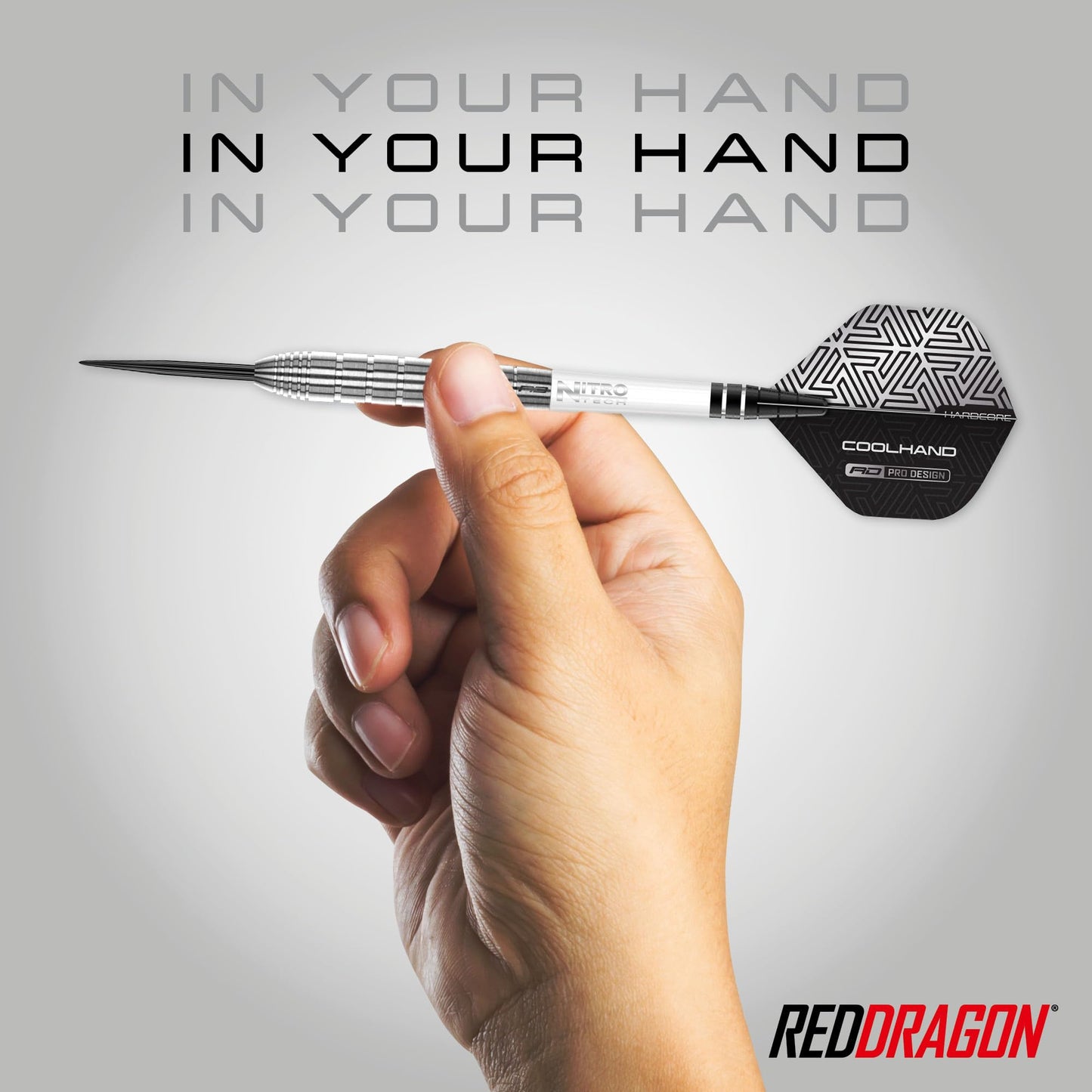 RED DRAGON Luke Humphries TX Series Premium Tungsten Darts Set with Flights and Stems