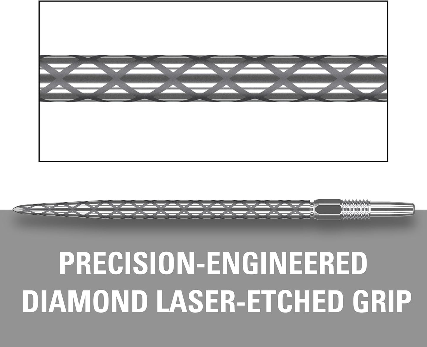 Target Darts Swiss Points, Diamond Pro Swiss Point Dart Tips (3 Pack Set of Tips) 40MM, Silver | Change Dart Points, Professional Darts Accessories