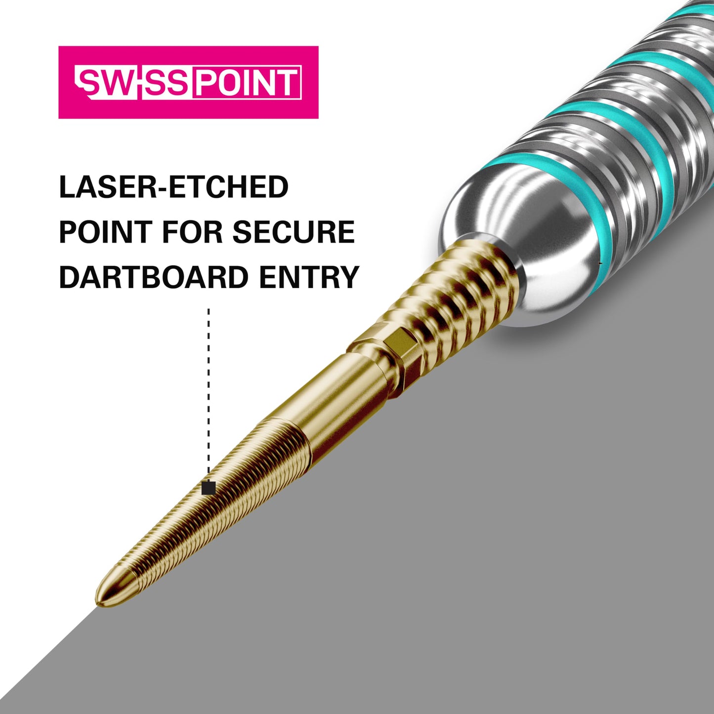 TARGET Darts Swiss Point Storm Dart Points, LNC (3 Pack Set of Tips) 26MM/30MM/35MM – Gold/Silver/Black | Change Dart Points, Swiss Storm Points, Professional Darts Accessories