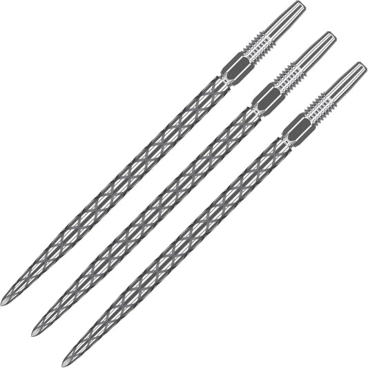 Target Darts Swiss Points, Diamond Pro Swiss Point Dart Tips (3 Pack Set of Tips) 40MM, Silver | Change Dart Points, Professional Darts Accessories