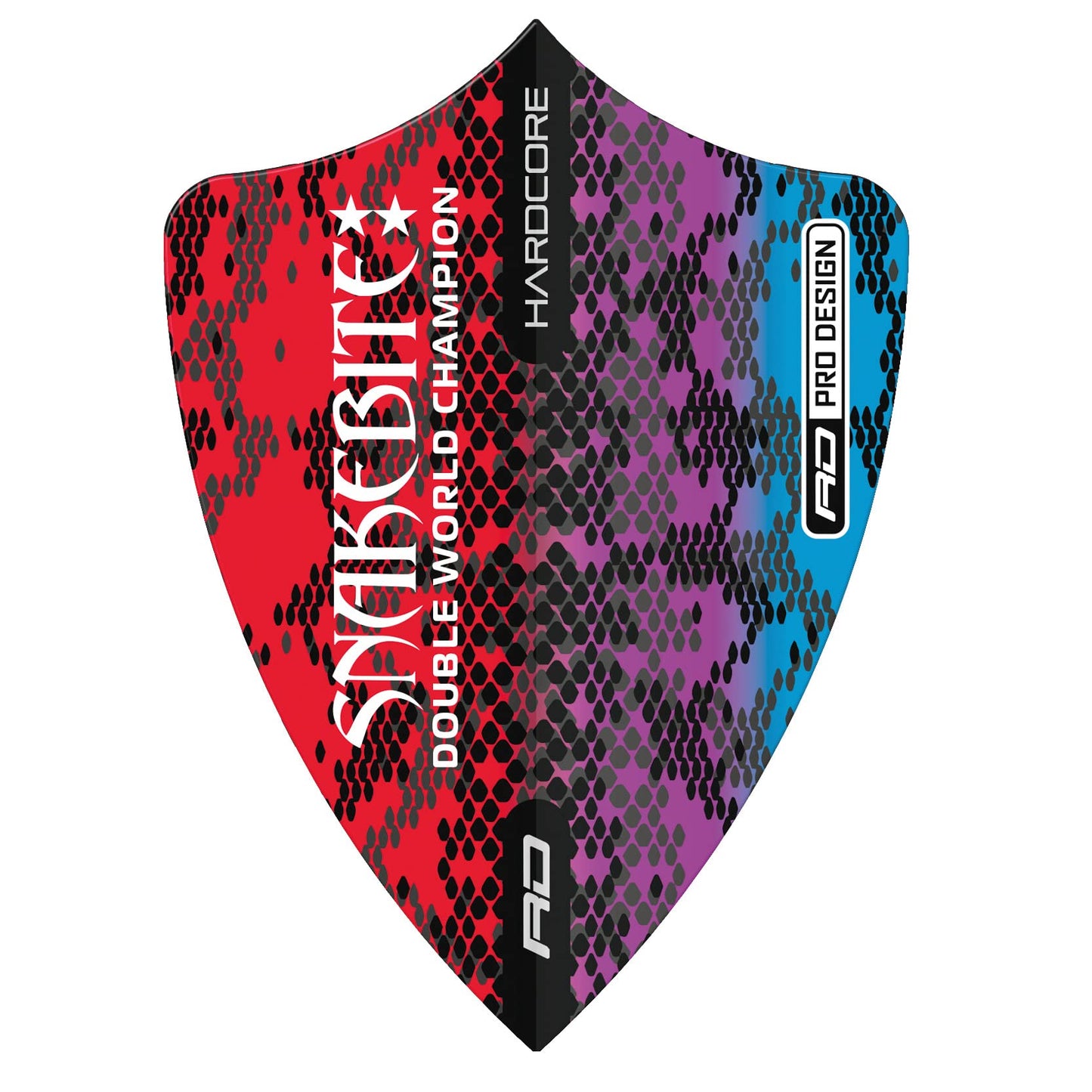 RED DRAGON Hardcore Freestyle Dart Flights- 3 Sets Per Pack (9 Dart Flights in total)