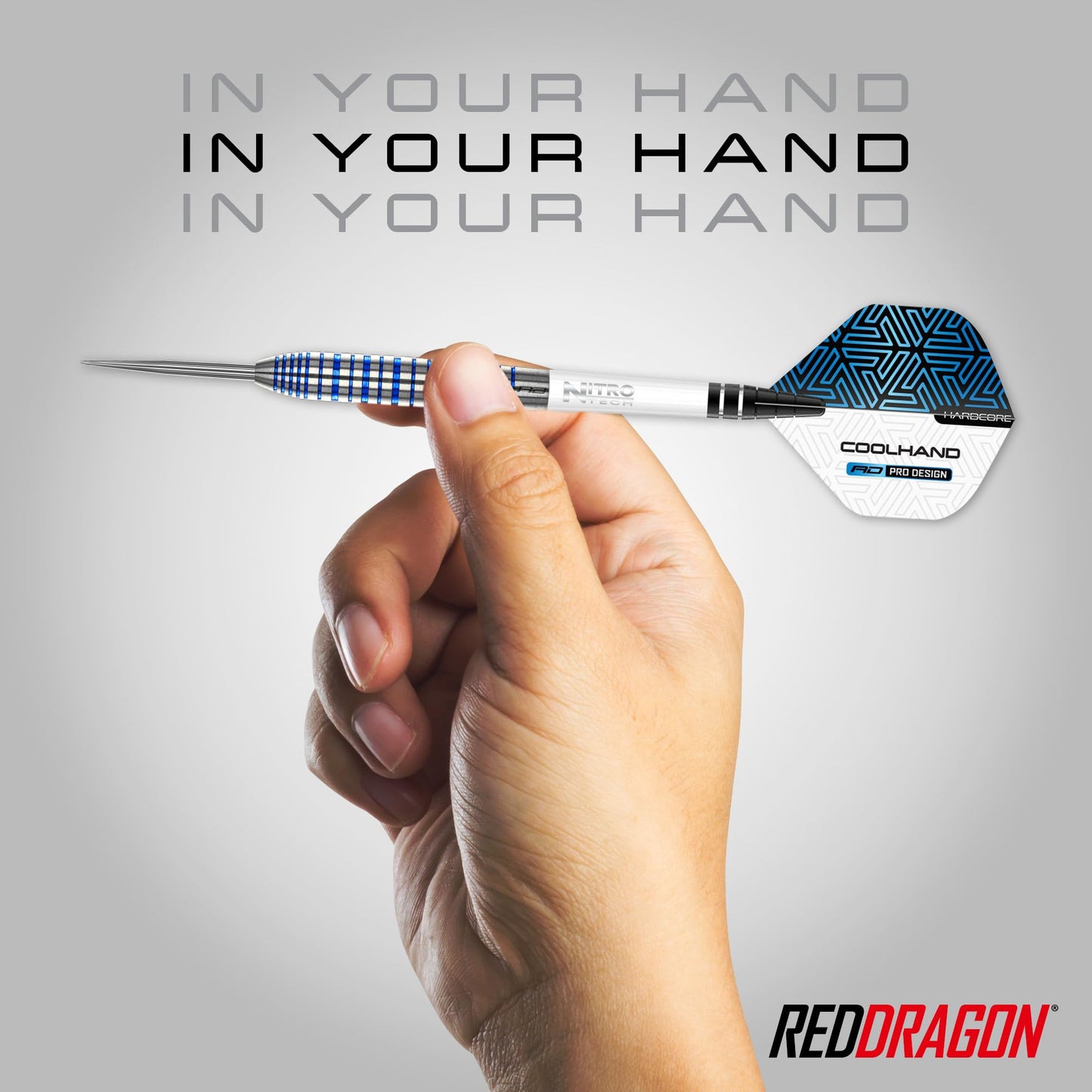 RED DRAGON Luke Humphries TX Series Premium Tungsten Darts Set with Flights and Stems