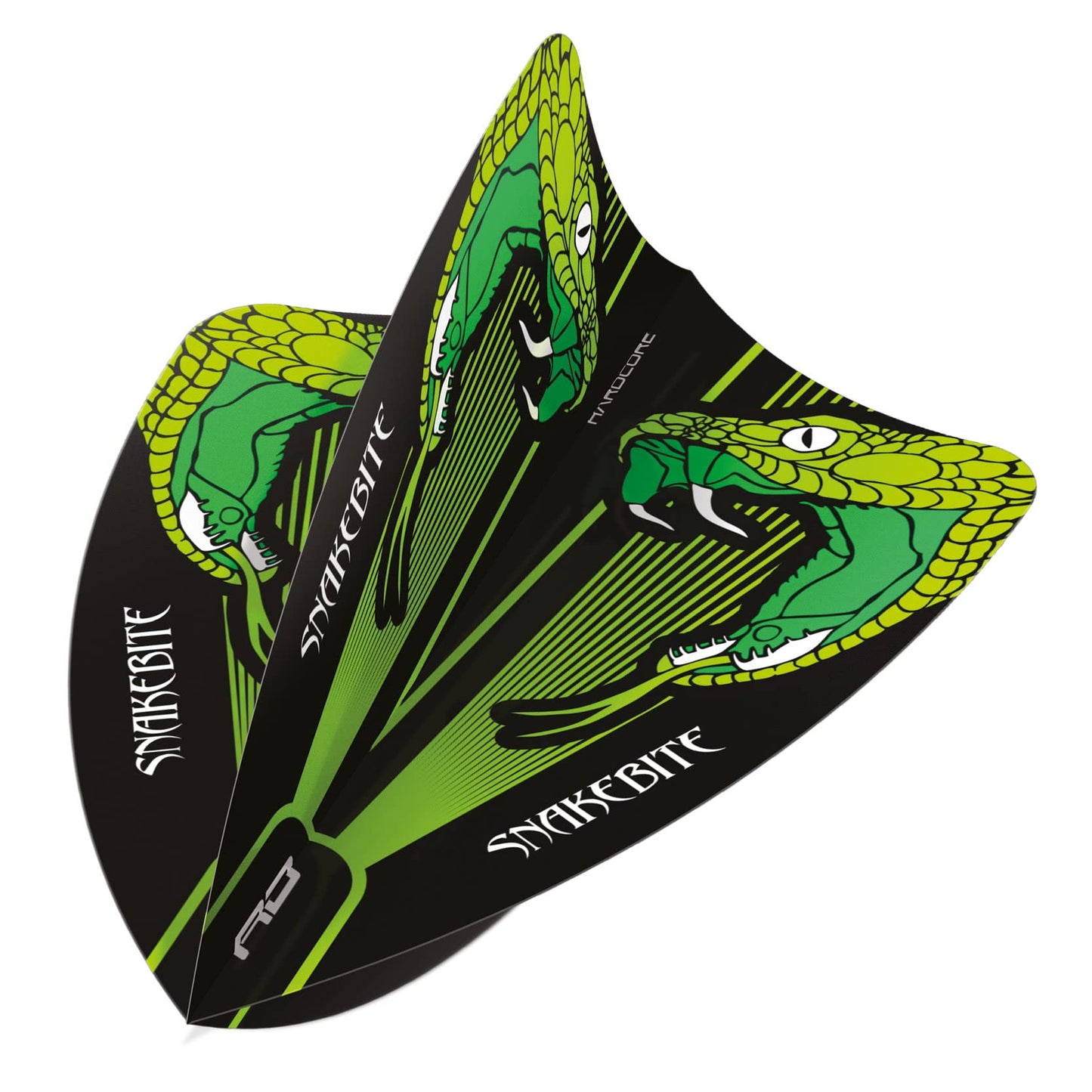 RED DRAGON Hardcore Freestyle Dart Flights- 3 Sets Per Pack (9 Dart Flights in total)