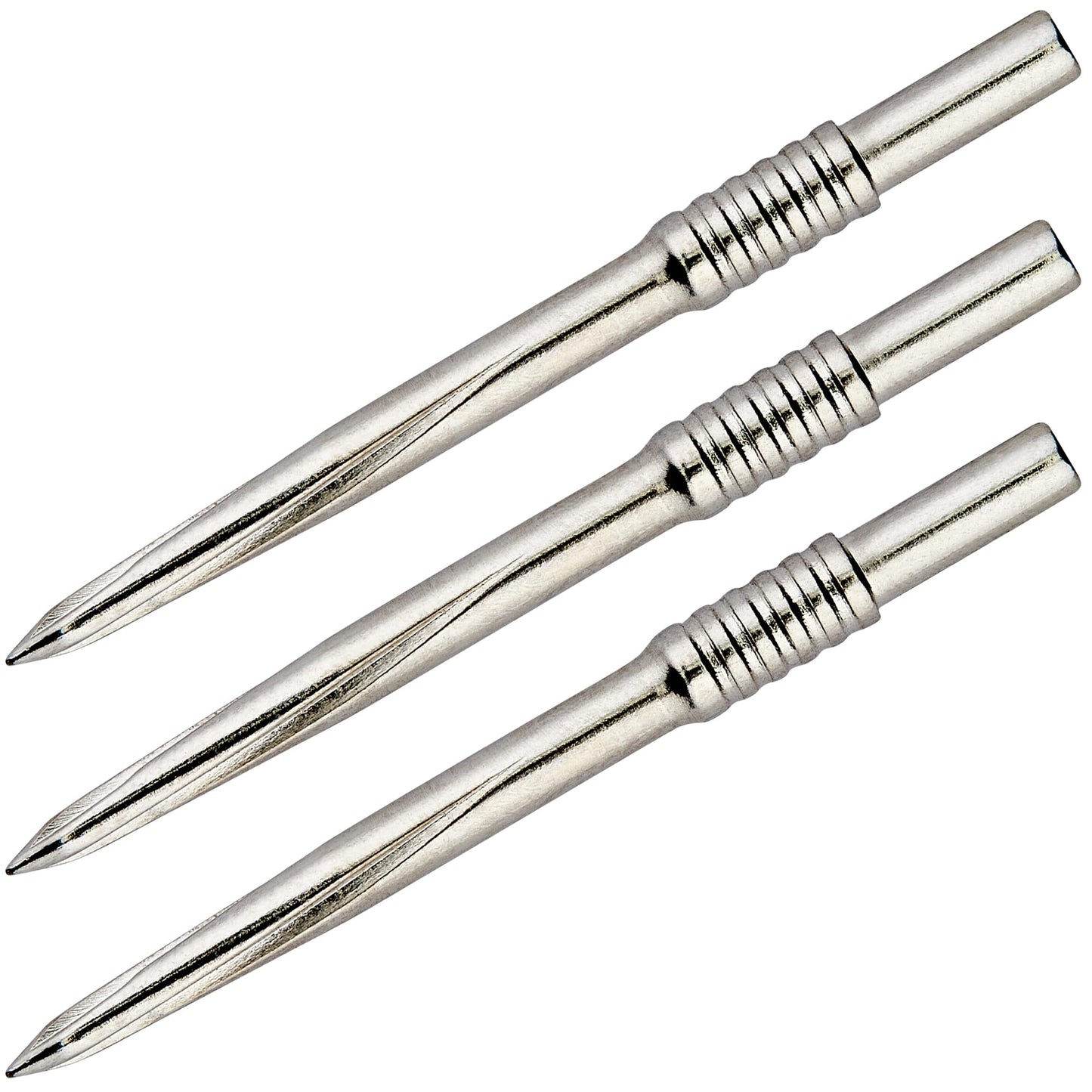 Unicorn Replacement Volute Steel Tip Dart Points | Available Lengths 36mm, 39mm or 42mm | Black, Nickel or Gold Finish | 3 Points