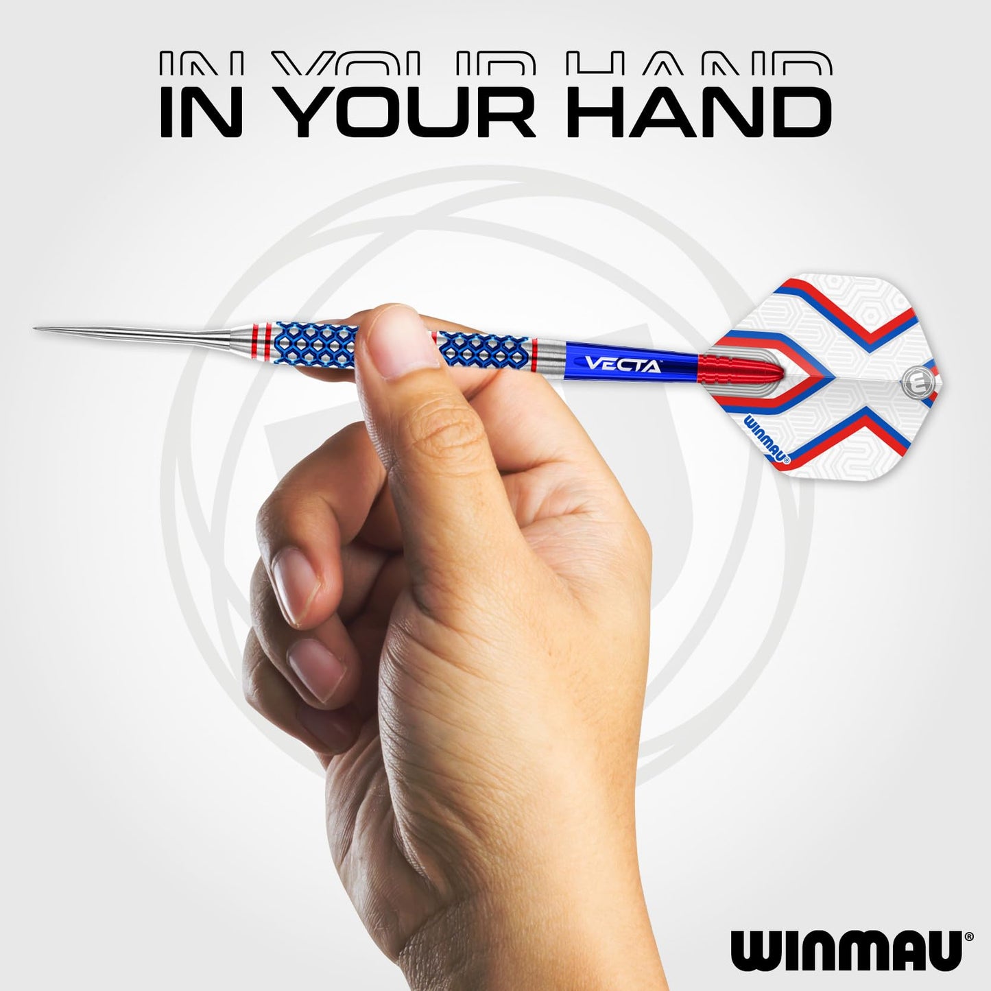WINMAU Darts Epix Series 90% Professional Tungsten Darts Set with Dart Flights and Dart Shafts (Stems) - Available weights 18g Soft Tip 22g and 24g Steel Tip