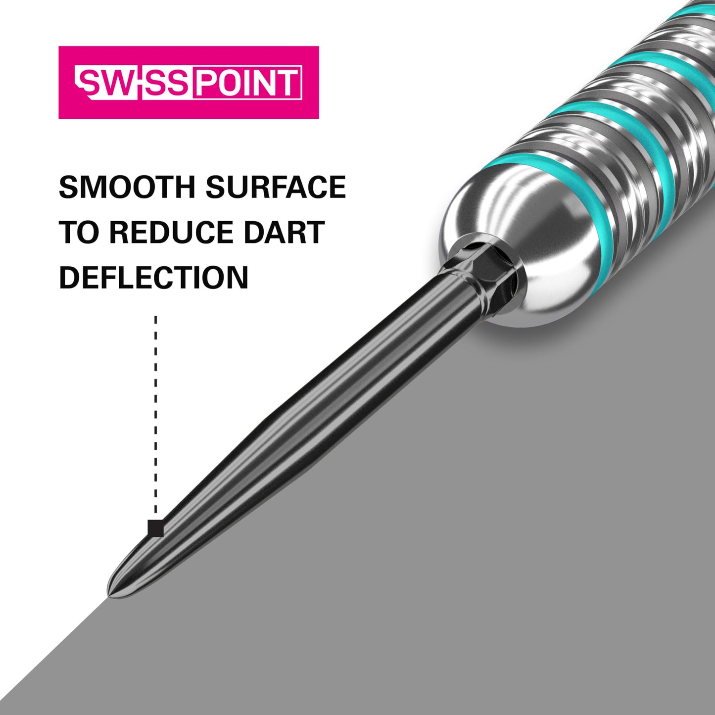 TARGET Darts Swiss Points, Smooth Swiss Point Dart Tips (3 Pack Set of Tips) Change Dart Points, Professional Darts Accessories