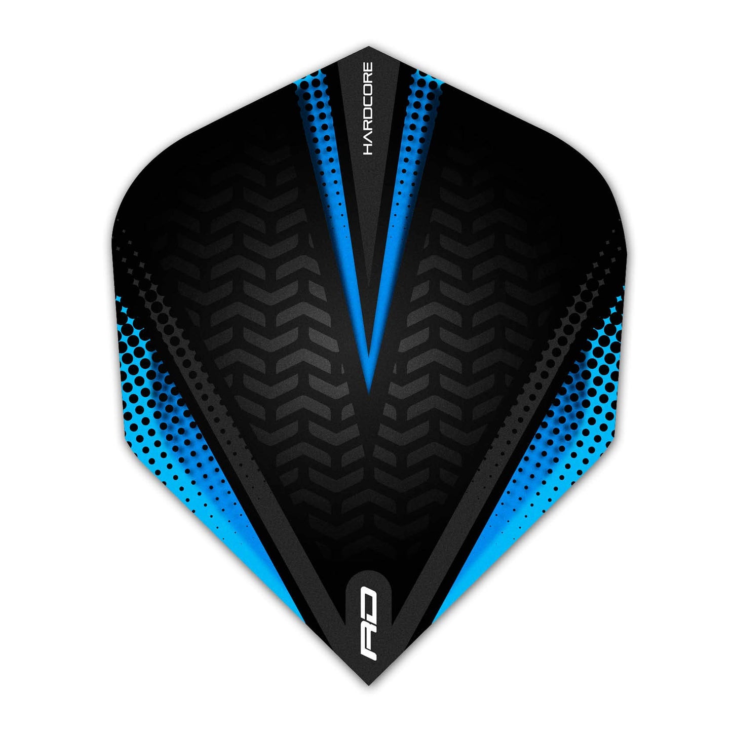 RED DRAGON Hardcore Radical Extra Thick Standard Dart Flights - 4 sets Per Pack (12 Dart Flights in total)