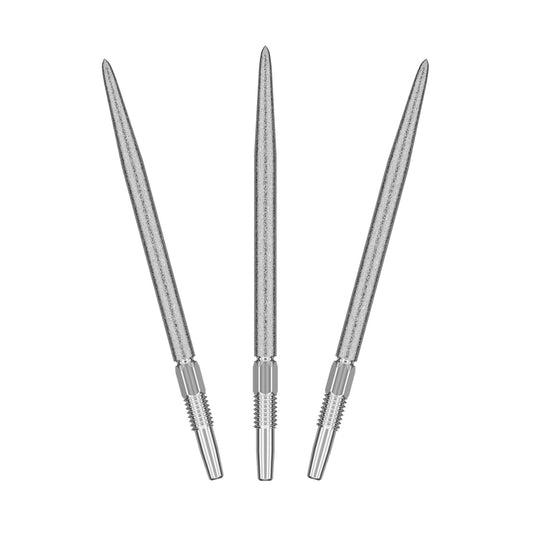 TARGET Darts Swiss Point SLK Luke Littler Dart Points (3 Pack Set of Tips) 35MM/42MM – Gold/Silver/Black | Rough Textured Dart Points, Replacement Steel Dart Tips, Professional Dart Accessories