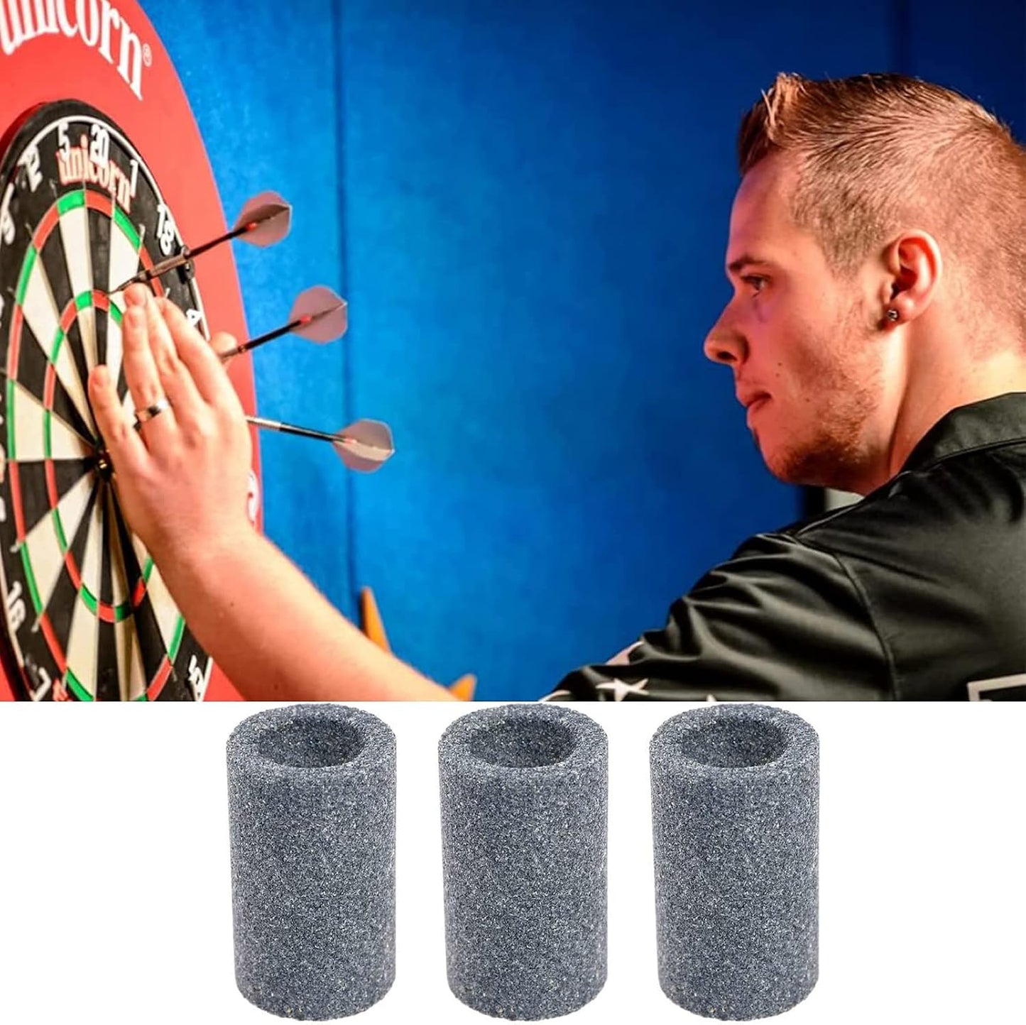 3 pcs Dart Sharpener,Dart Sharpening Sand Stones for Dart Tip Sharpening Tools Sand Sand Stone Darts Burrs Remover Tool Stones,darts sharpener,for Keep Your Darts