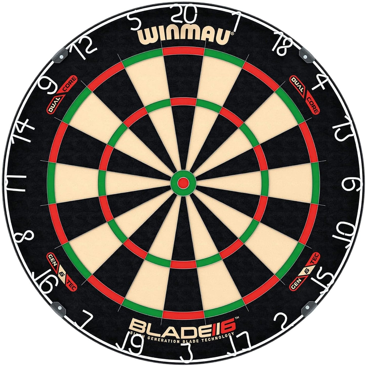 WINMAU Darts Blade 6 Dual Core Professional Dartboard with Official tournament specifications | Endorsed by the PDC