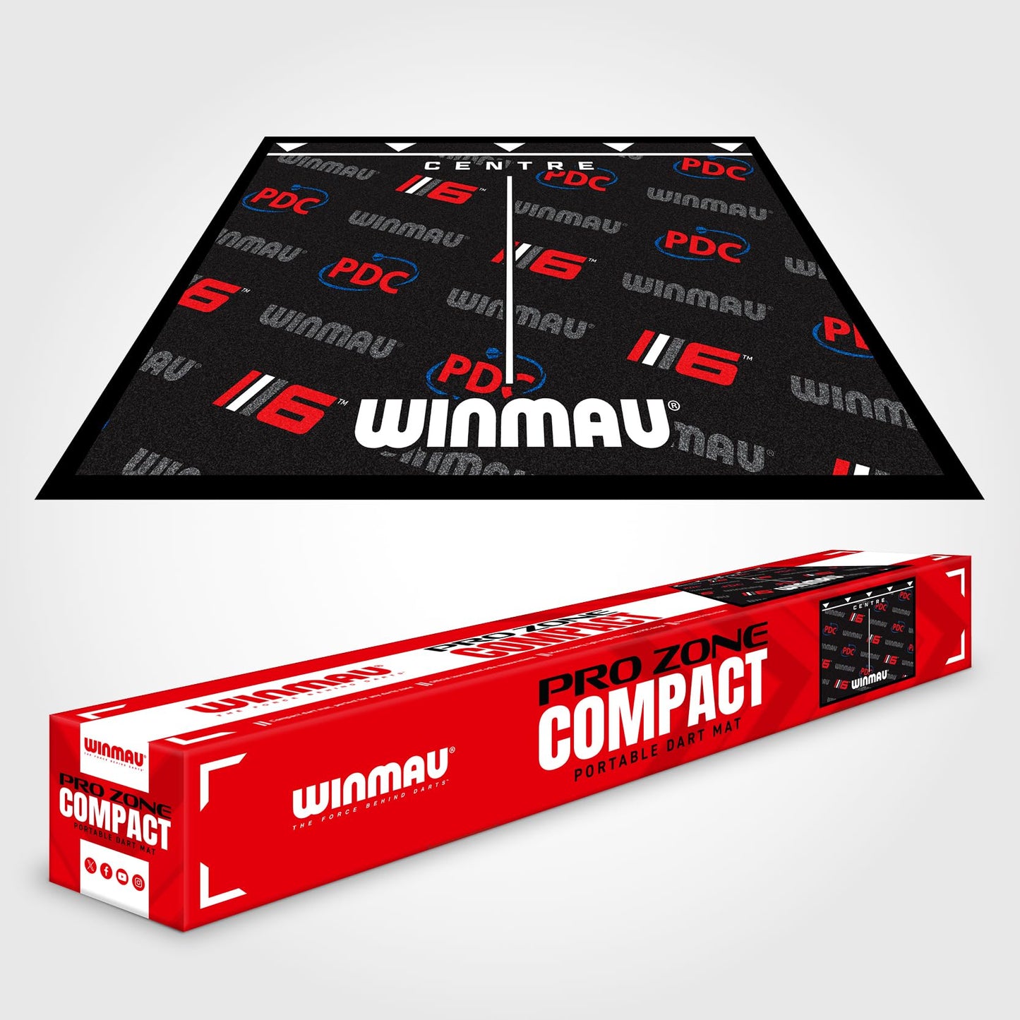 Winmau Darts Mats - with oche lines and protection for your floor