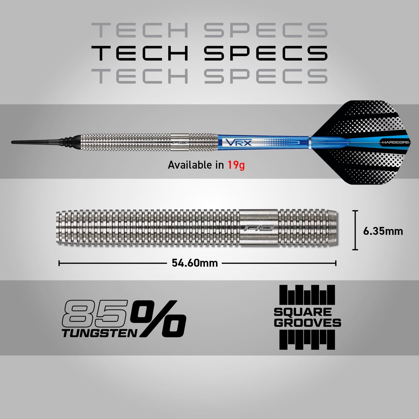 RED DRAGON Darts – Defenders Series - Professional 85% Tungsten Darts Set with Dart Flights and Dart Shafts (Stems) - Available in Triton Soft Tip 19g barrel / 21g Full Weight and Steel Tip 22g & 24g