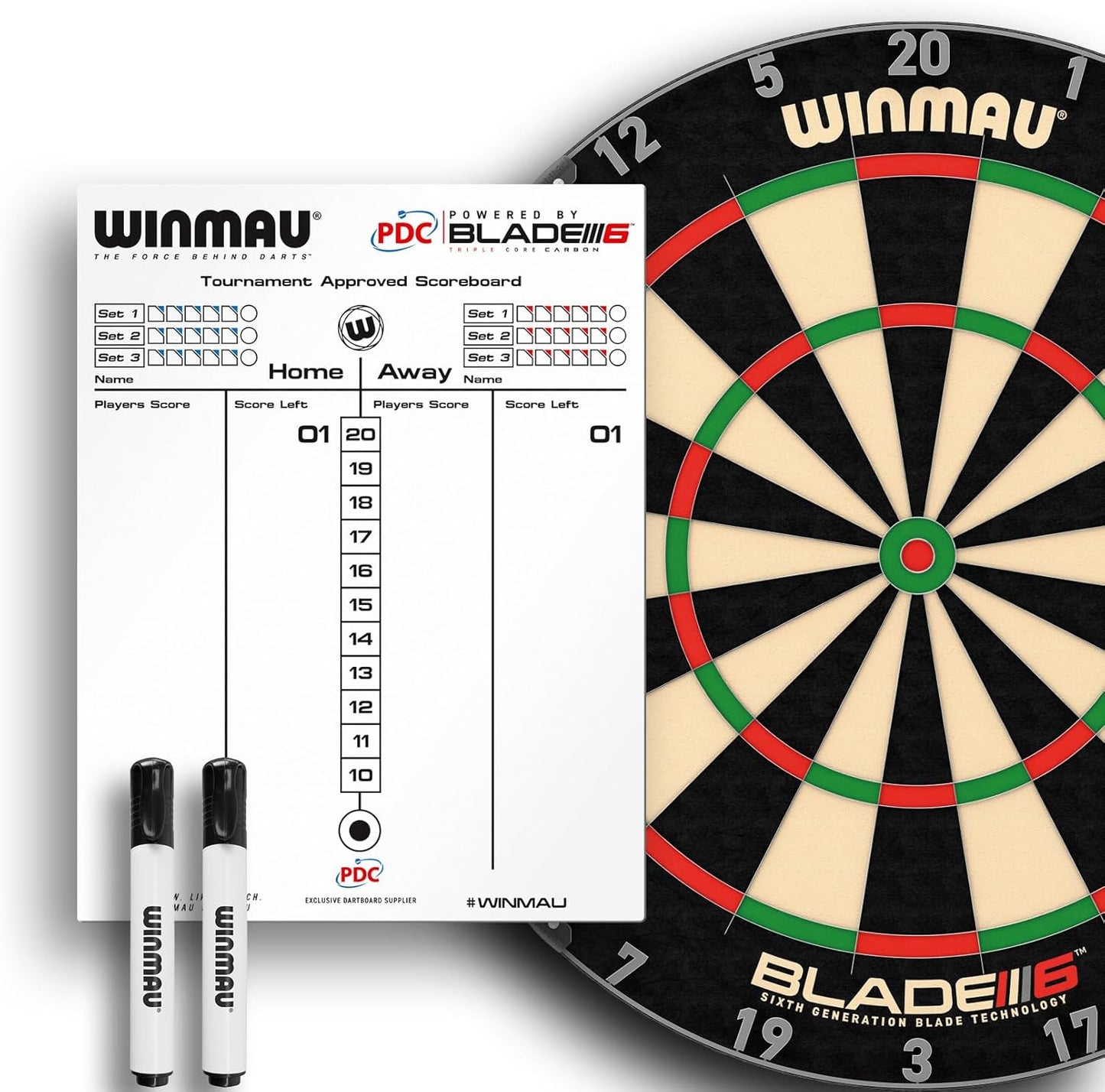 WINMAU Dry Wipe Scoreboard