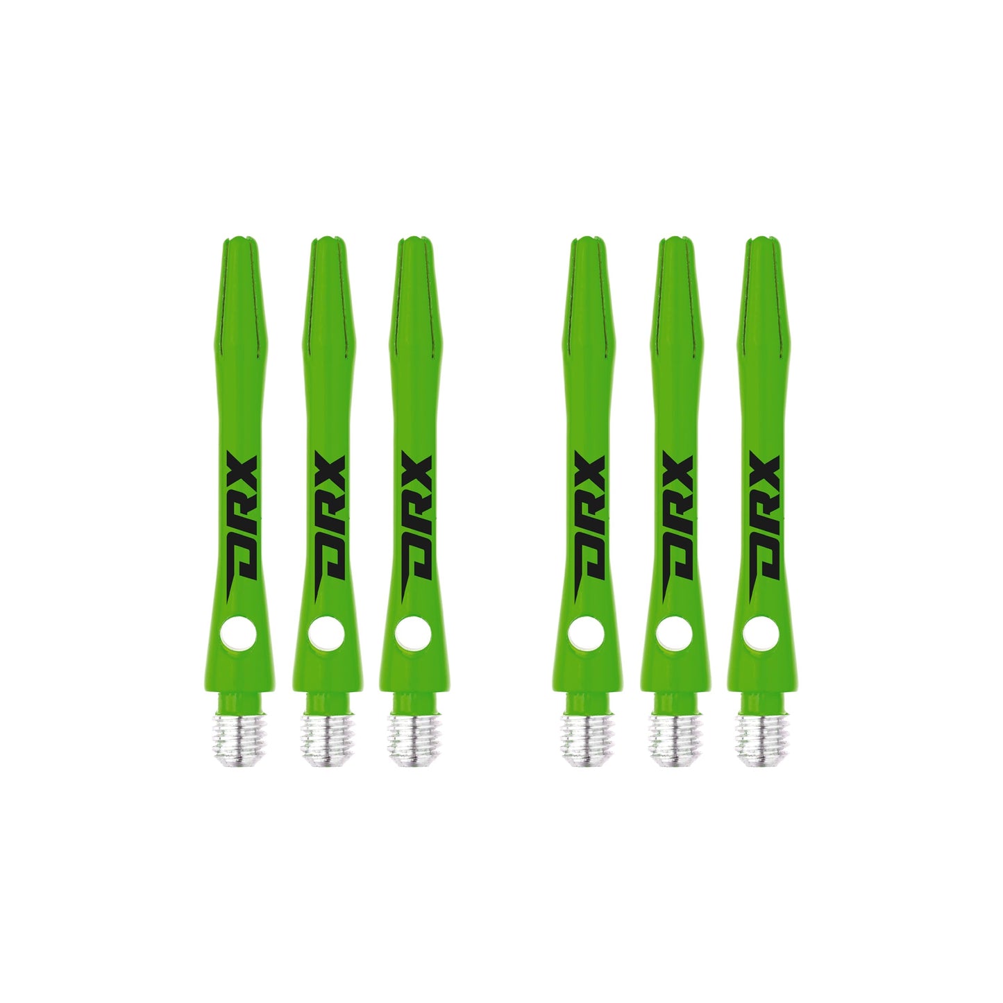 RED DRAGON DRX Coated Aluminium Dart Stems (Shafts) - 2 sets per pack (6 Stems in total)