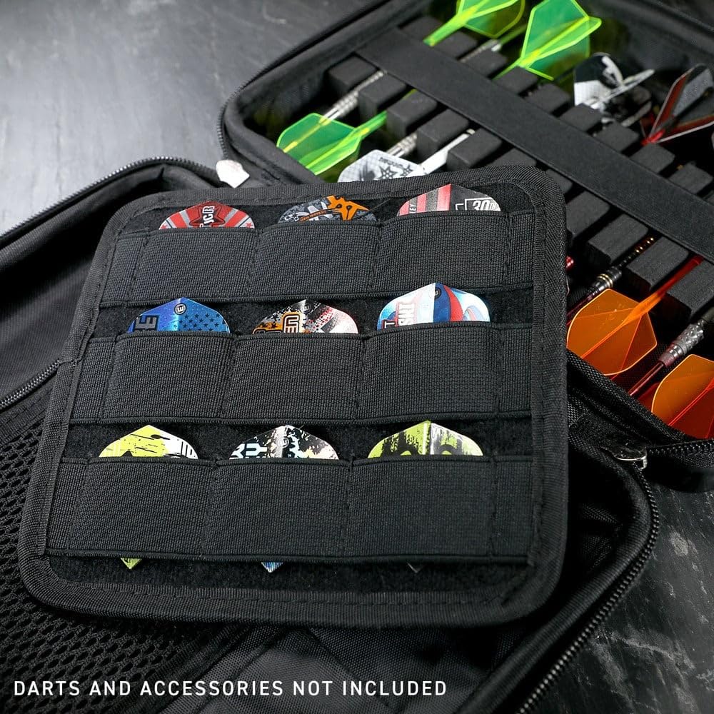 WINMAU Armor G2 Darts Wallet - Red Darts Case Holds Fully Assembled Darts and Accessories - Impact Proof, Ultra-Durable and Secure