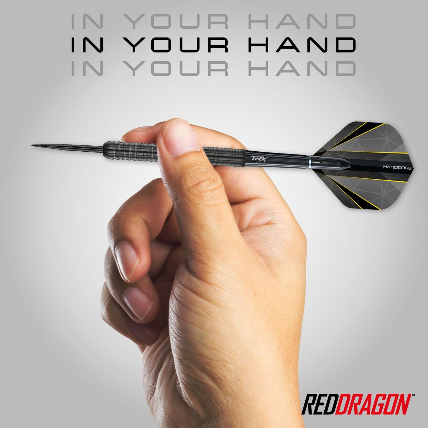 RED DRAGON Darts – Seren Onyx Series - 90% Tungsten Professional Steel tip Darts Set with Dart Flights and Dart Shafts (Stems) - Available in Four Styles - Available in 21g, 22g, 23g, 24g & 25g