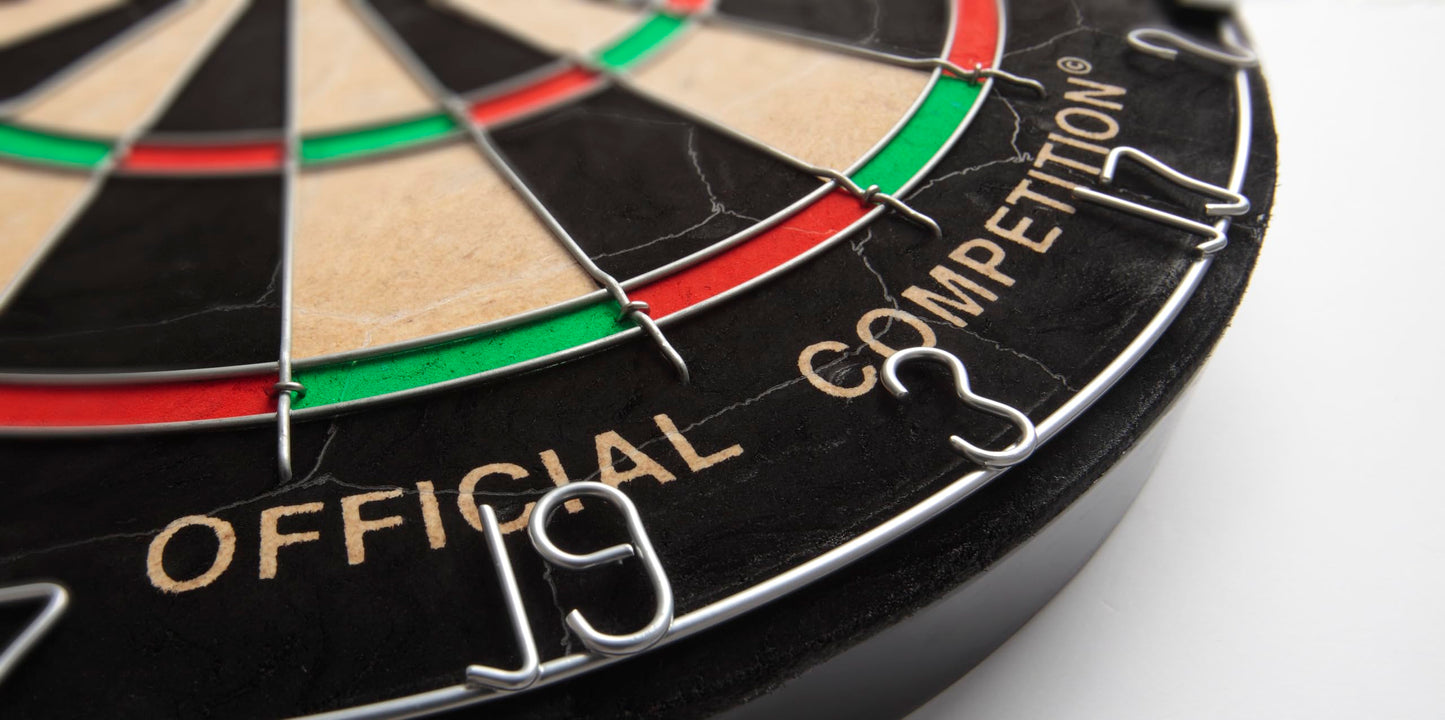 Harrows Dart Boards I Dartboard Official Size I Darts Board with Ultra Thin Knife Wire for Maximum Scoring I Compatible with Dart Board Stand, Dart Board Lighting, Dartboard Cabinet