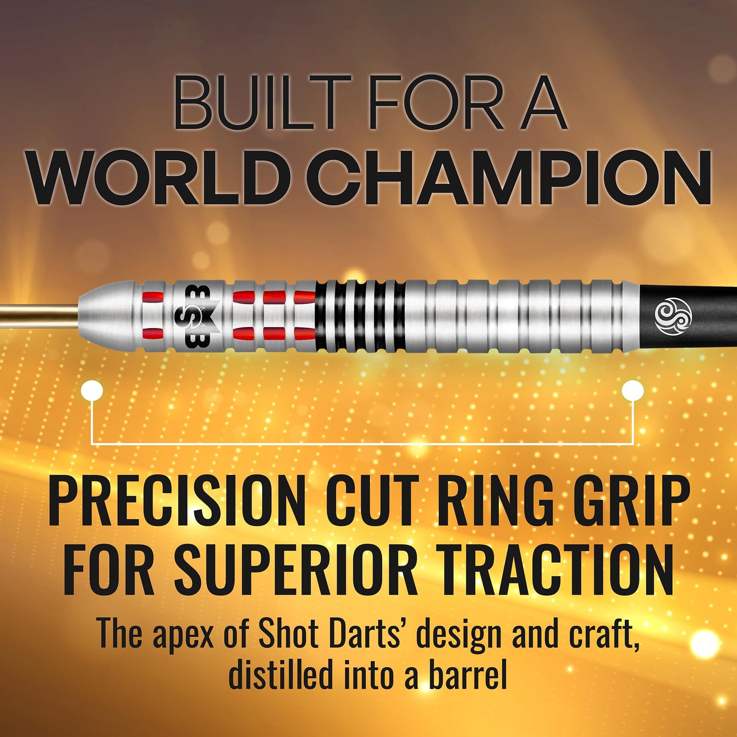 Shot! Steel Darts Michael Smith Bully Boy Achieve Match Dart 90% Tungsten Steeltip Darts High Quality Tungsten Darts Set with Shafts and Flights Made in New Zealand