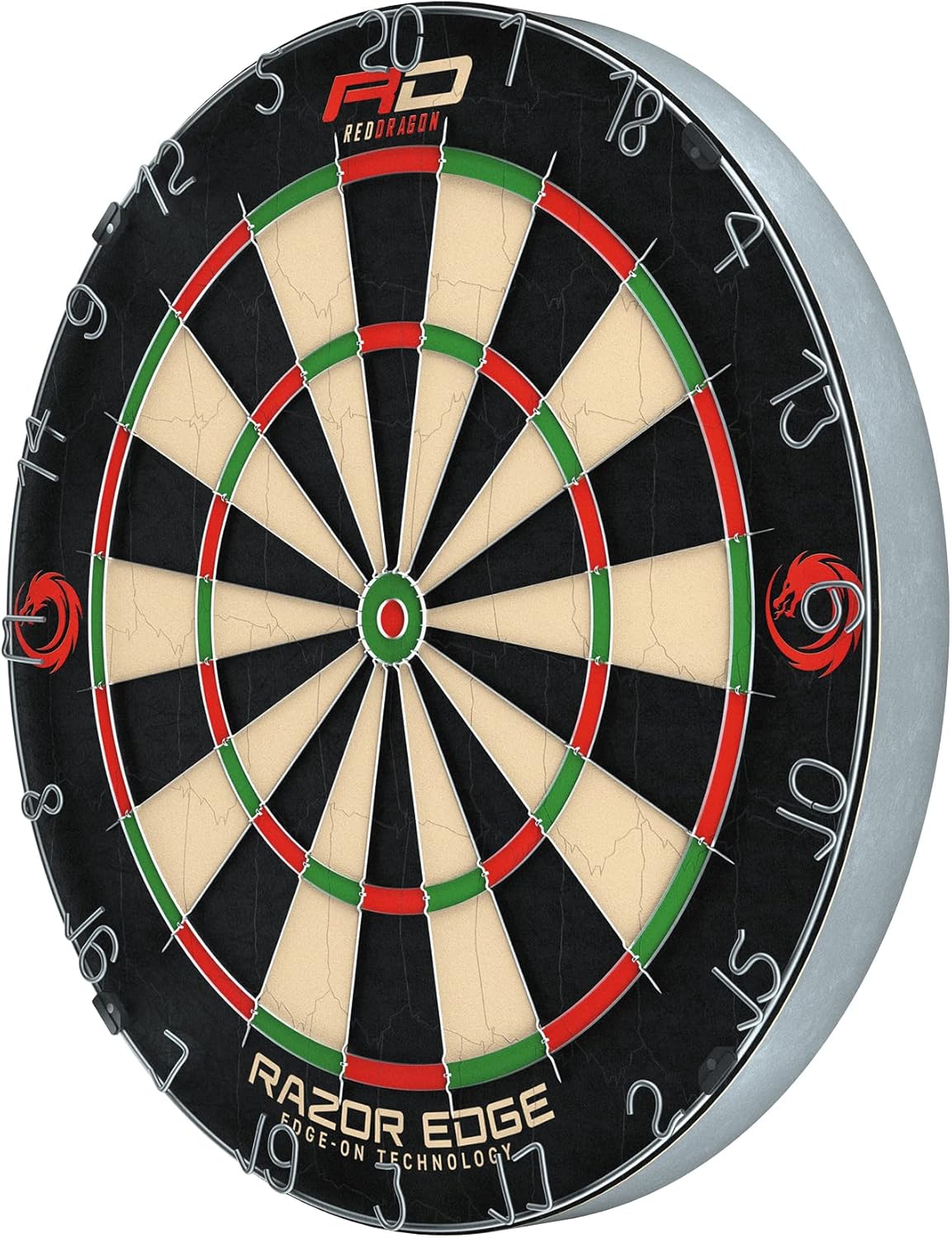 RED DRAGON RazorEdge Tournament Approved Professional Standard Premium Bristle Dartboard