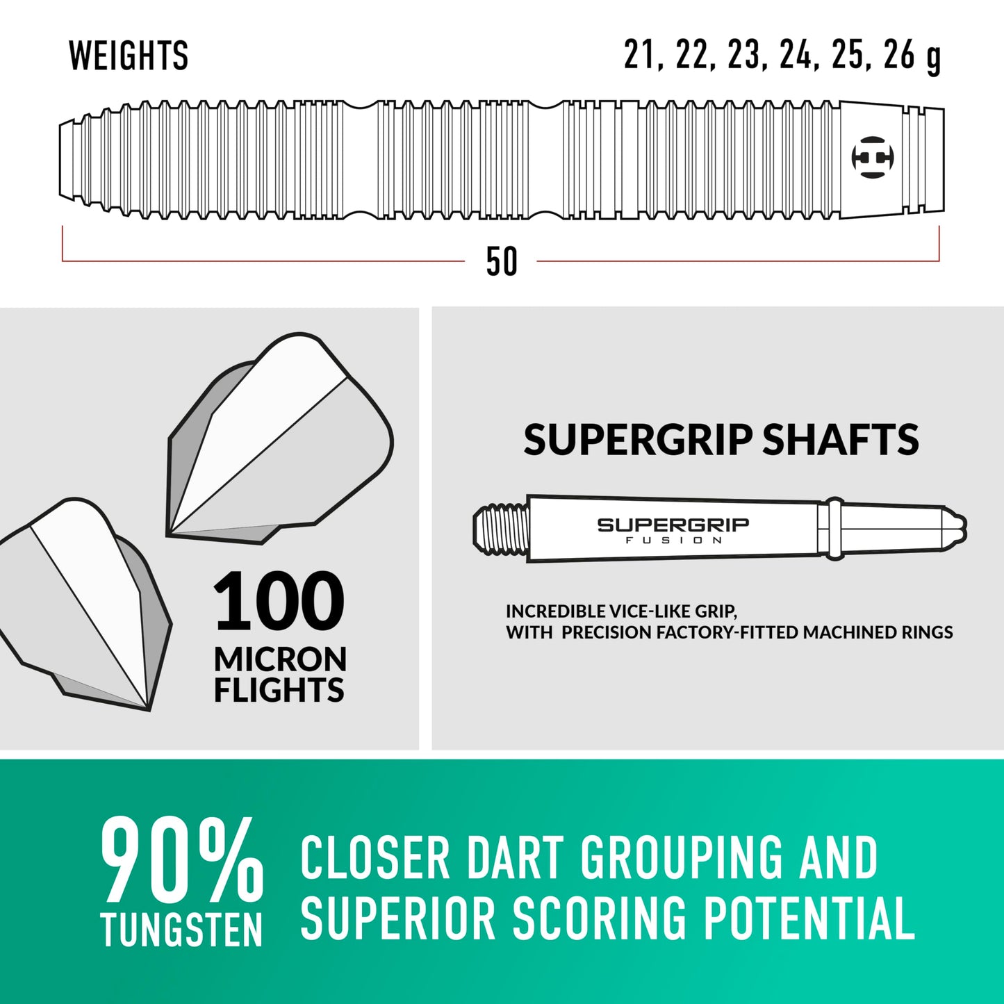 Harrows NX Elite 90% Tungsten Steel Tip Darts Set I 21g to 26g All Weights Available I Huge 17pcs Bundle with Supergrip Shafts, Quantum Flights & Travel Case