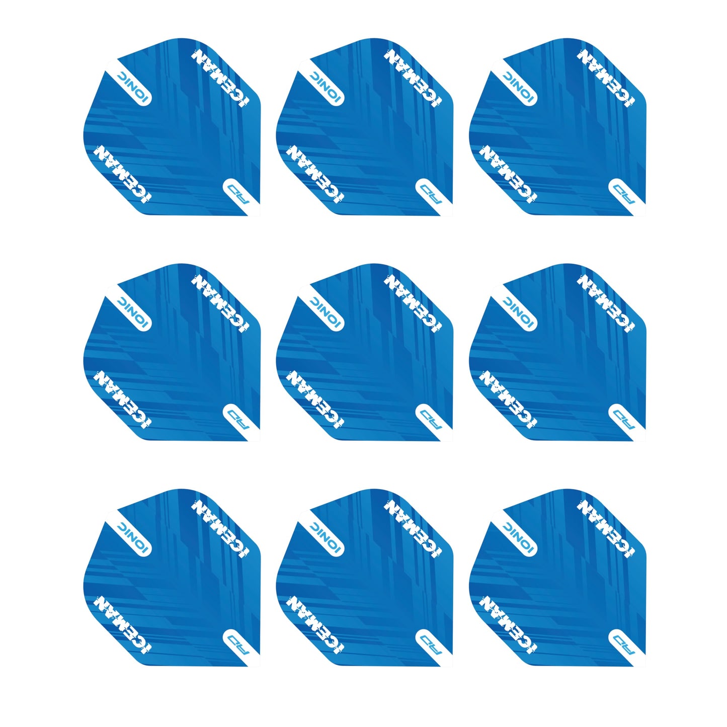 RED DRAGON Hardcore Players Dart Flights - 3 sets Per Pack (9 Dart Flights in total)