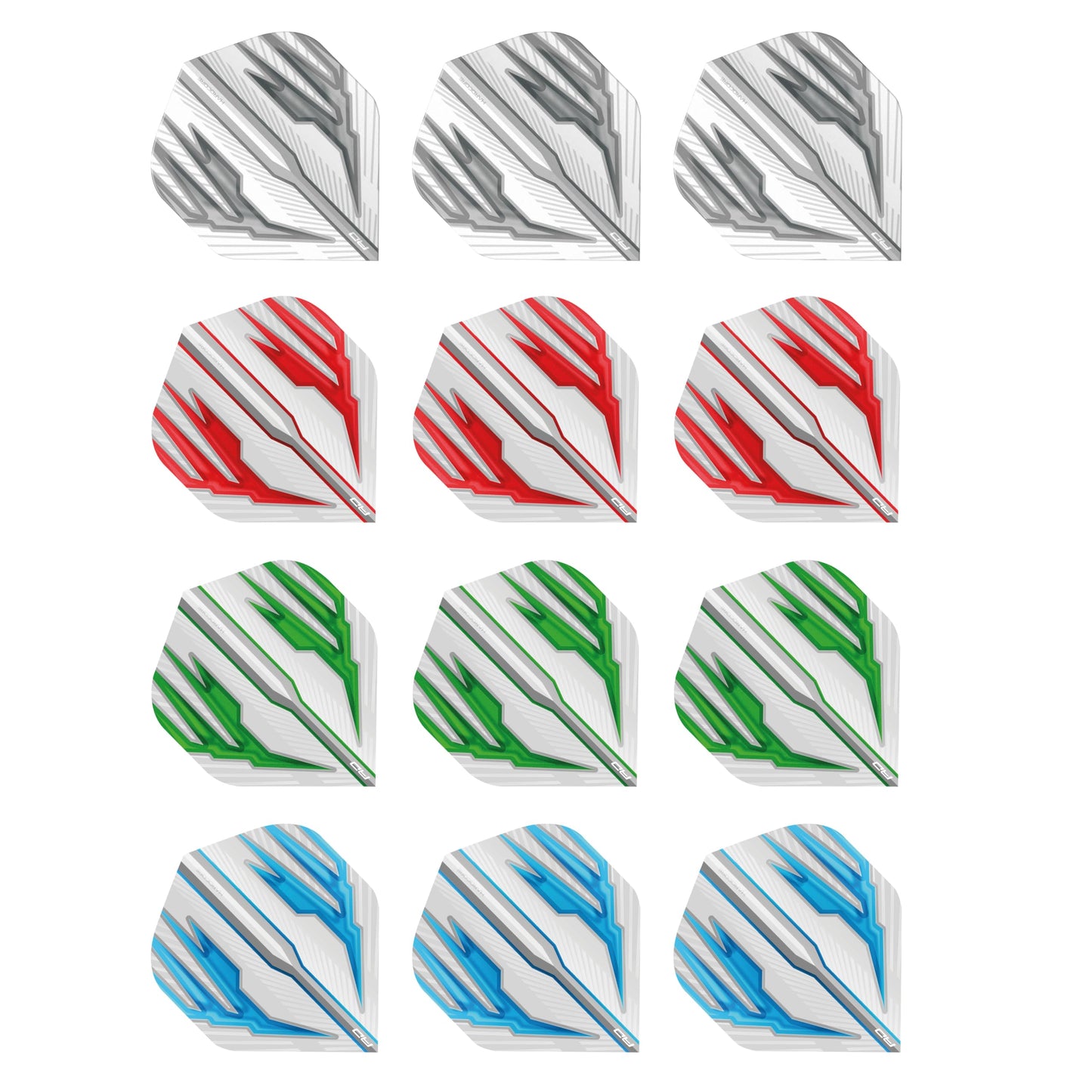 RED DRAGON Hardcore Selection Pack Extra Thick Standard Dart Flights