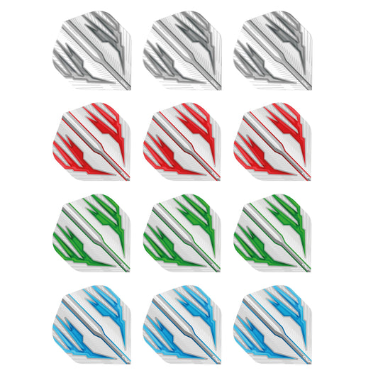 RED DRAGON Hardcore Selection Pack Extra Thick Standard Dart Flights