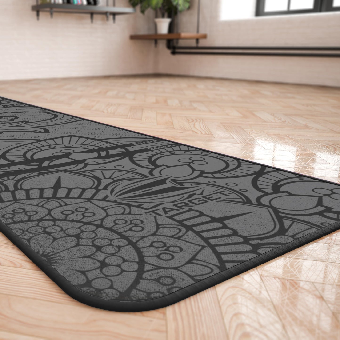 TARGET Darts Dart Mat - World Champions/INK/Mod | Dart Oche Mat with Soft Tip and Steel Tip Throw Line Distances | Non Slip Carpet Mats for Floor and Dart Tips Protection | Darts Accessories UK