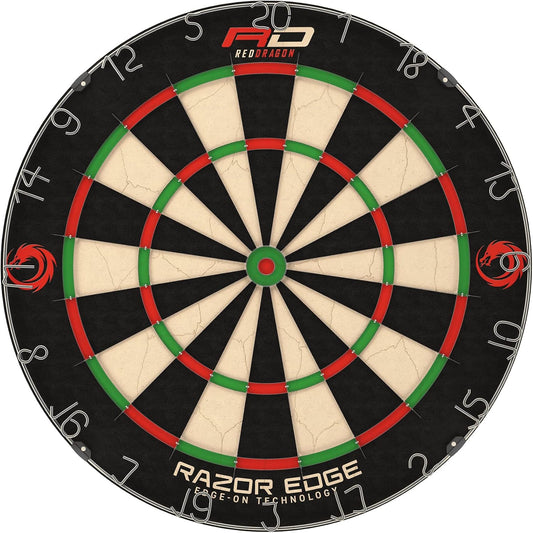 RED DRAGON RazorEdge Tournament Approved Professional Standard Premium Bristle Dartboard