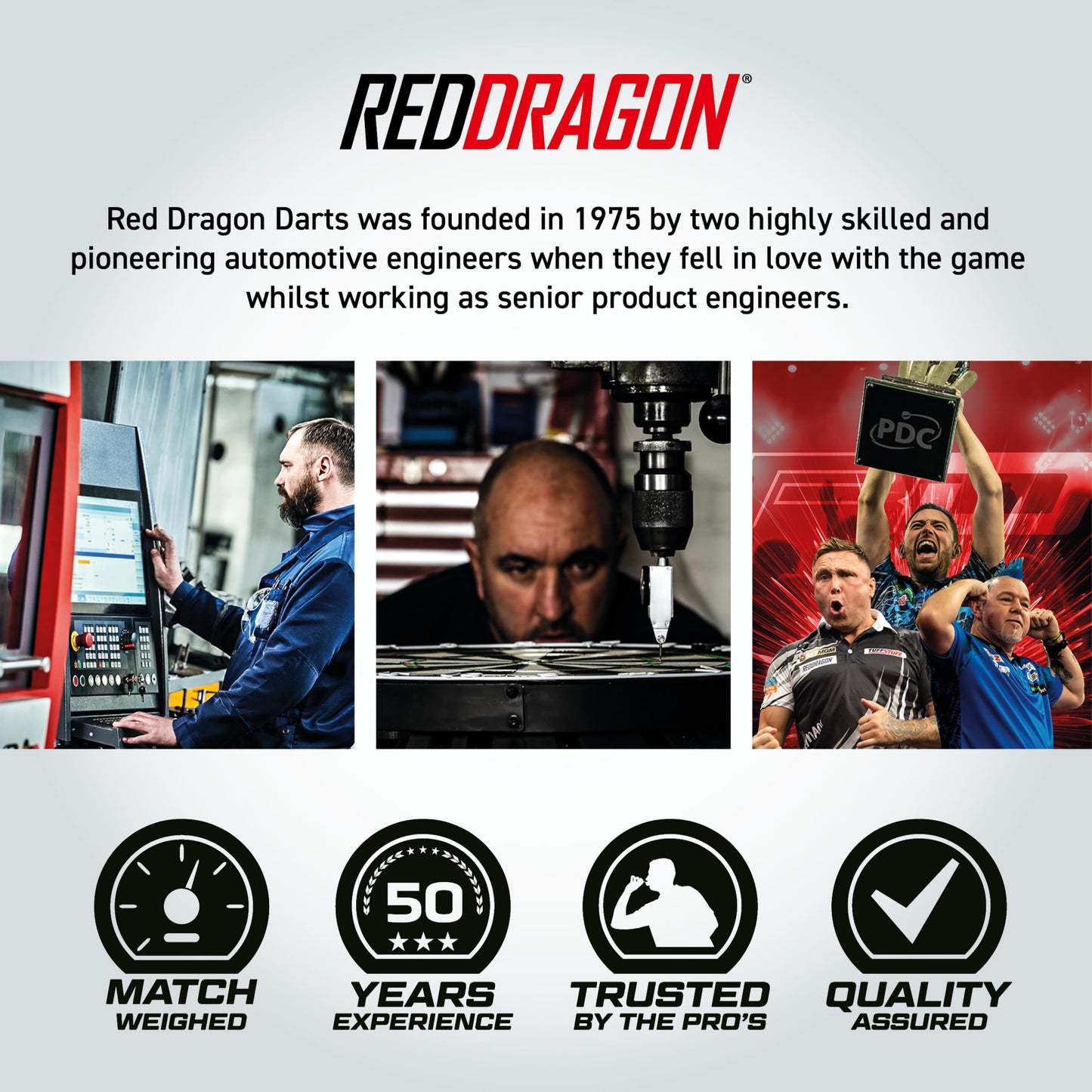 RED DRAGON Peter Wright Snakebite Vyper: 20g, 22g or 24g Tungsten Darts Set with Flights and Stems