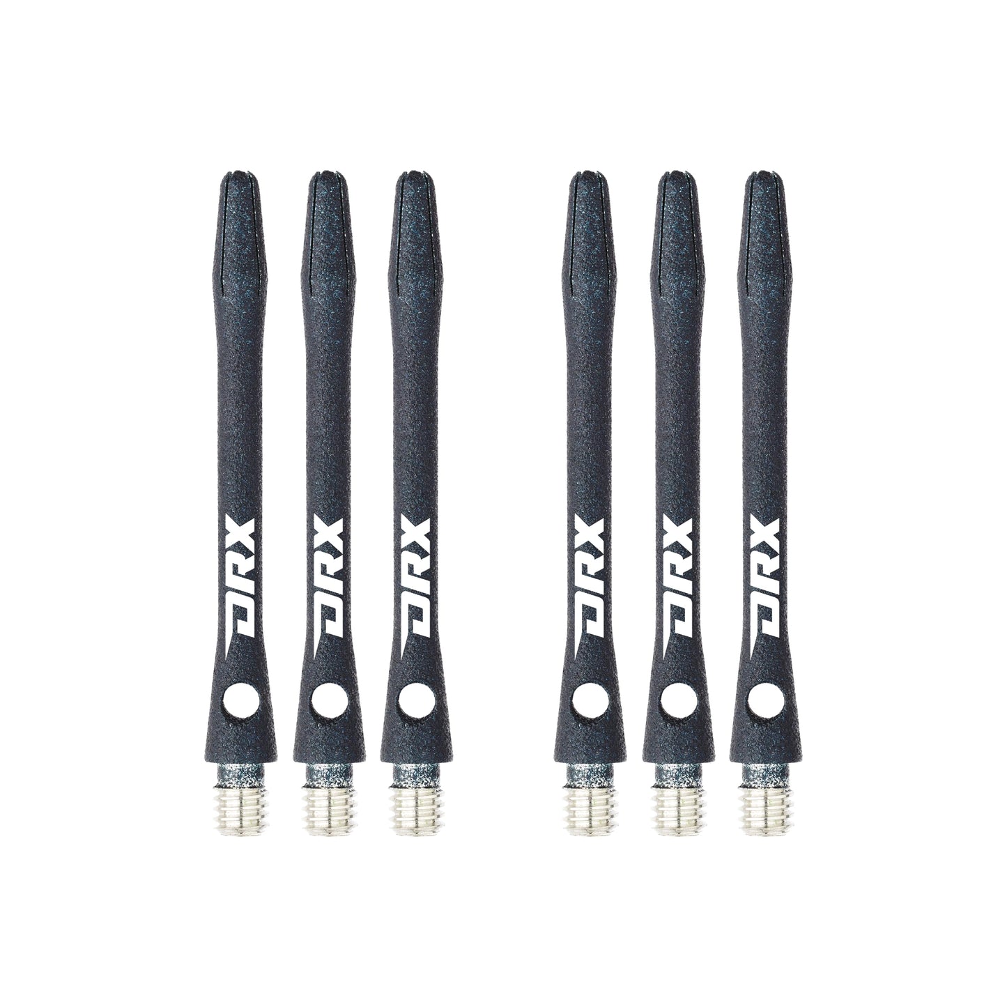 RED DRAGON DRX Coated Aluminium Dart Stems (Shafts) - 2 sets per pack (6 Stems in total)