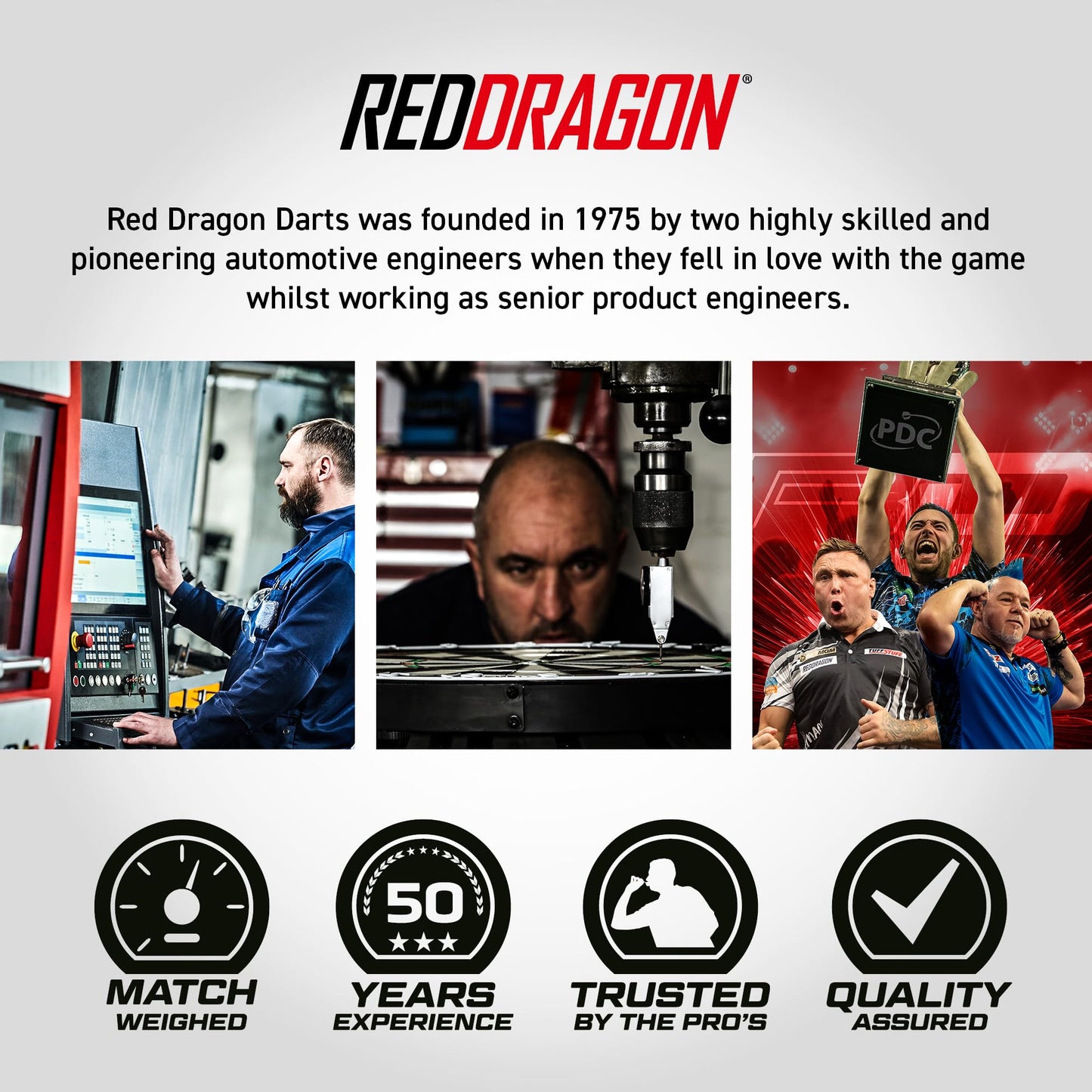 RED DRAGON Luke Humphries TX Series Premium Tungsten Darts Set with Flights and Stems