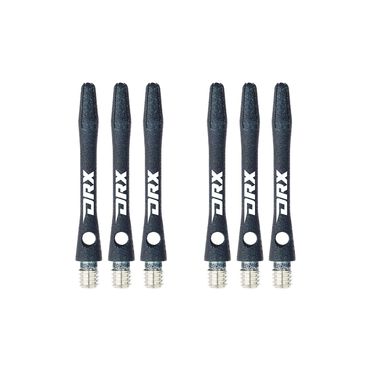 RED DRAGON DRX Coated Aluminium Dart Stems (Shafts) - 2 sets per pack (6 Stems in total)