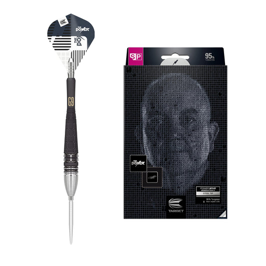 Target Darts Phil Taylor Power 9-Five Gen 9 95% Tungsten Swiss Point Steel Tip Darts Set