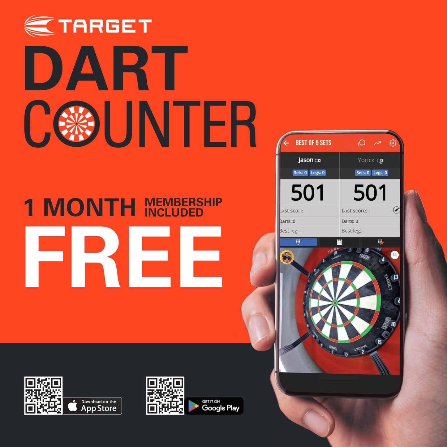 TARGET Darts Gabriel Clemens 95K Steel Tip Swiss Point Darts, 95% Tungsten Darts with K-Flex Flights, 21G/22G/23G | German Giant Clemens Darts, Player Edition Swiss Points K Flex Dart Set