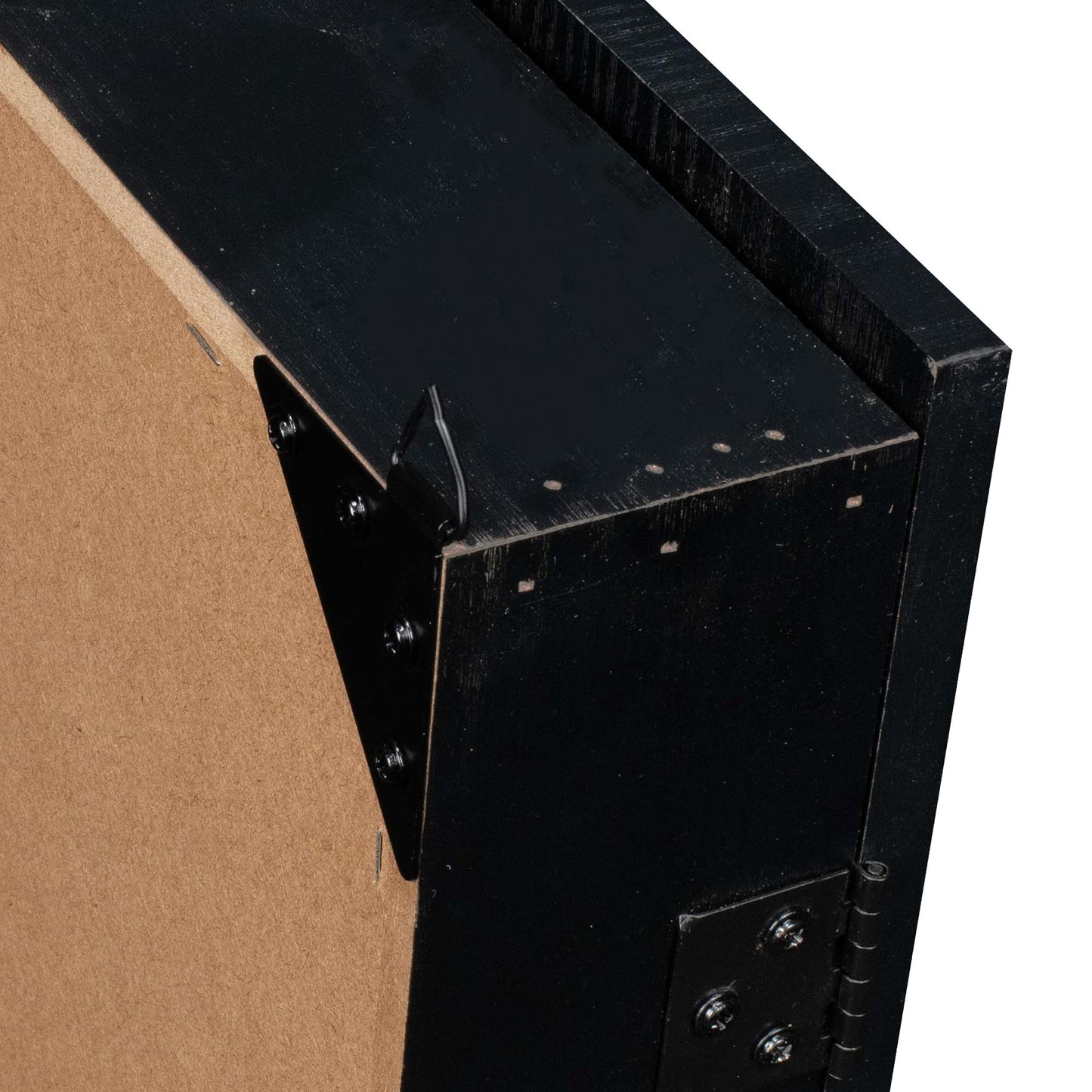 RUTHLESS Dart Board Cabinet | Professional Heavy Duty Square Black Dartboard Storage