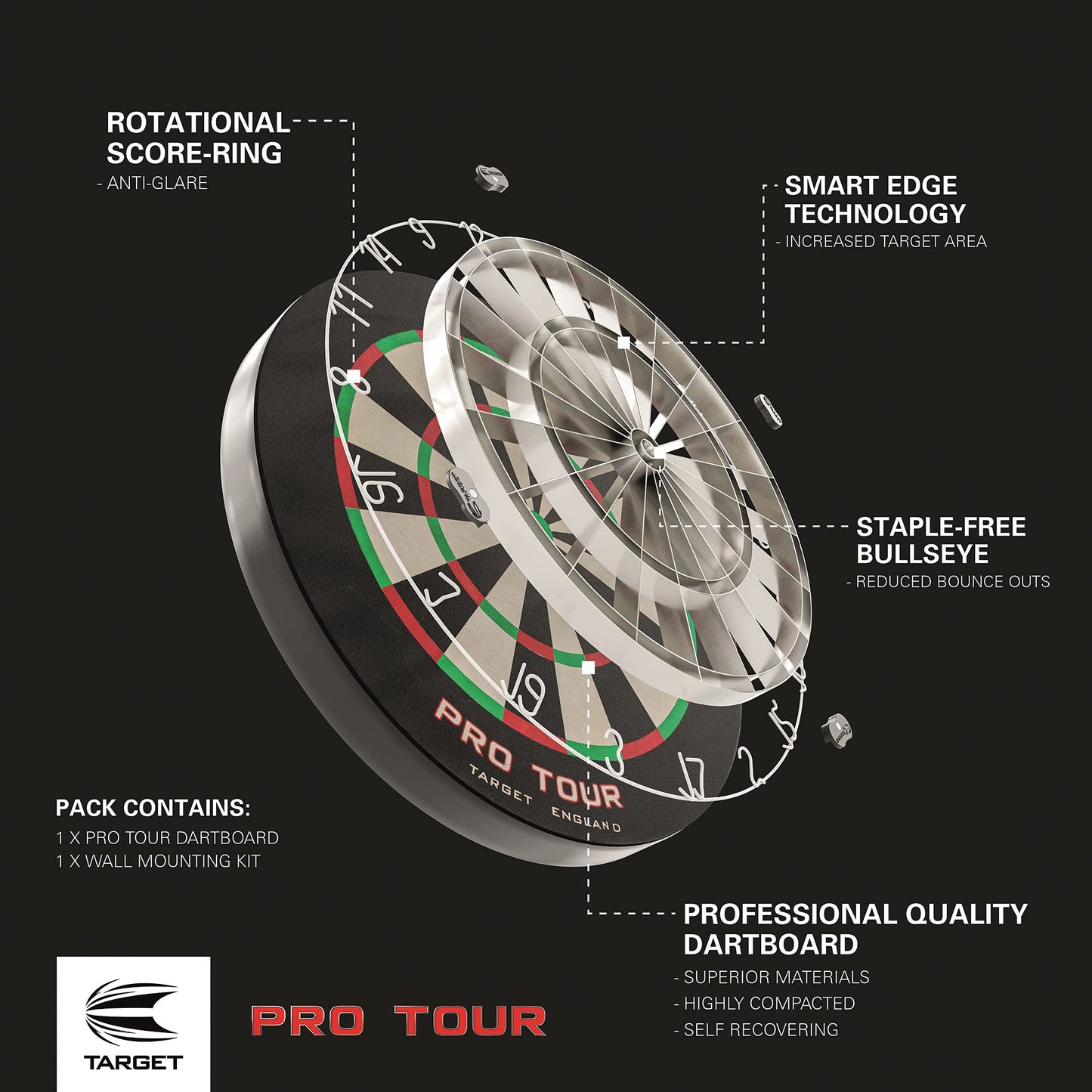 Target Darts Pro Tour Dartboard