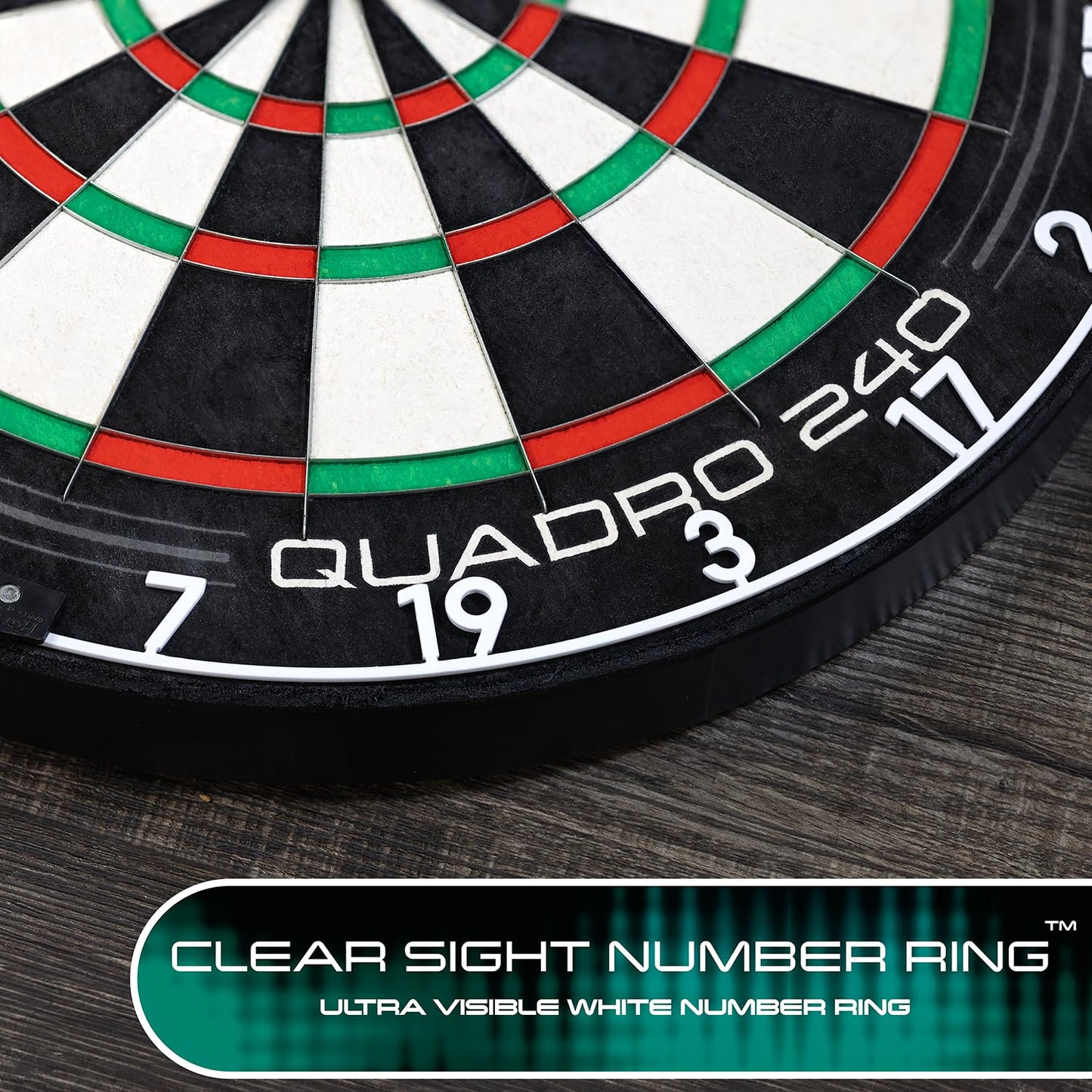 Harrows Dart Boards I Dartboard Official Size I Darts Board with Ultra Thin Knife Wire for Maximum Scoring I Compatible with Dart Board Stand, Dart Board Lighting, Dartboard Cabinet