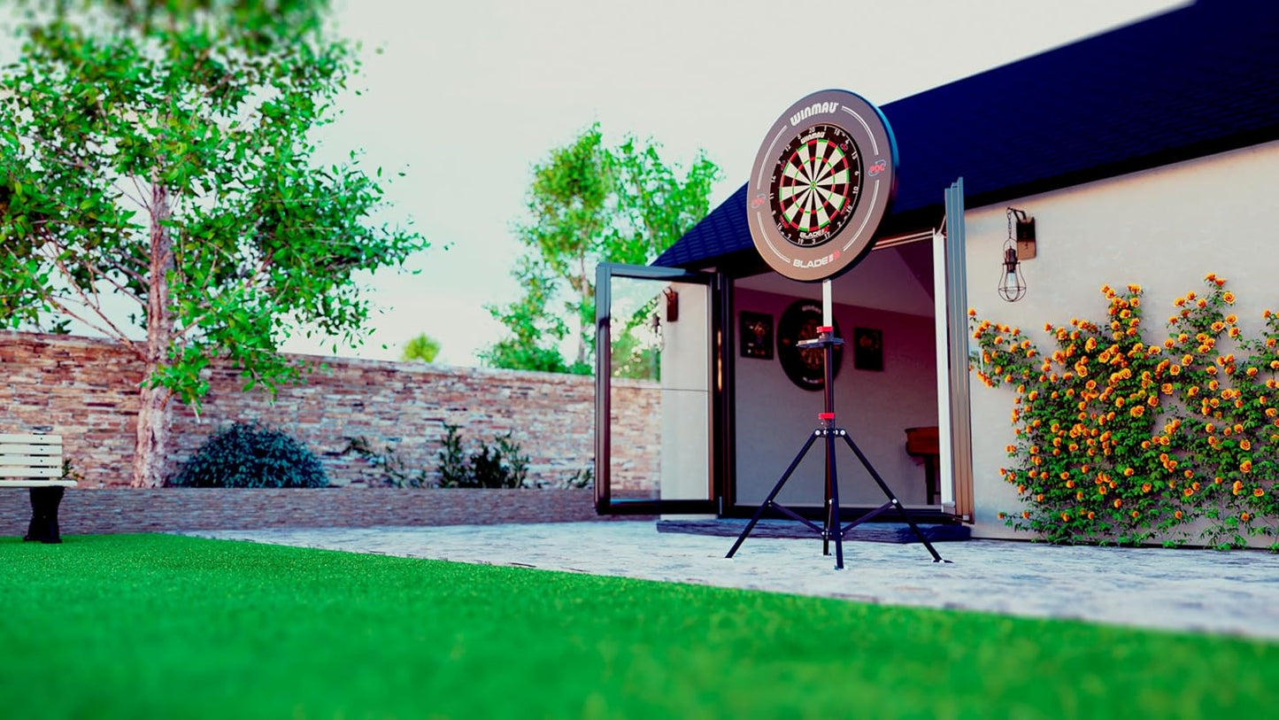 WINMAU Xtreme Dartboard Stand 2.0 – Free Standing Portable Dart Board Stand