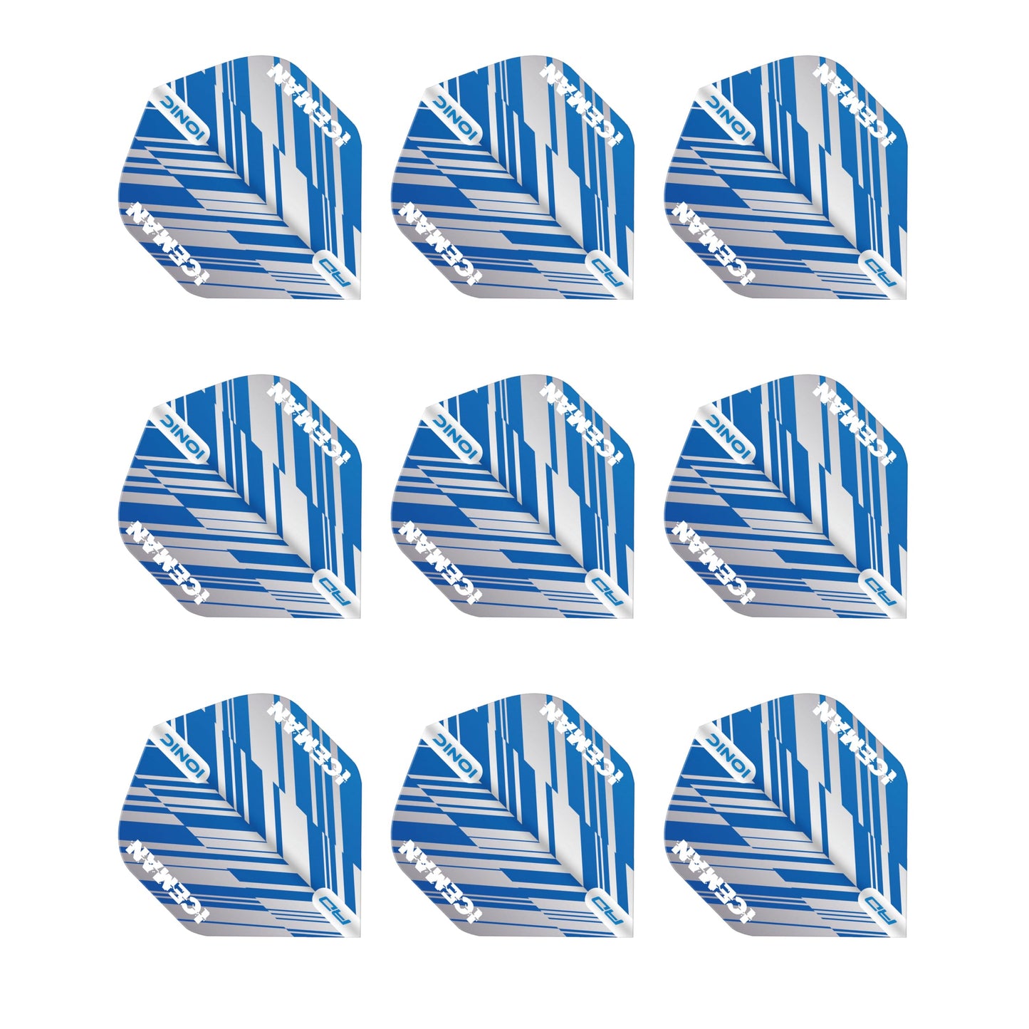 RED DRAGON Hardcore Players Dart Flights - 3 sets Per Pack (9 Dart Flights in total)